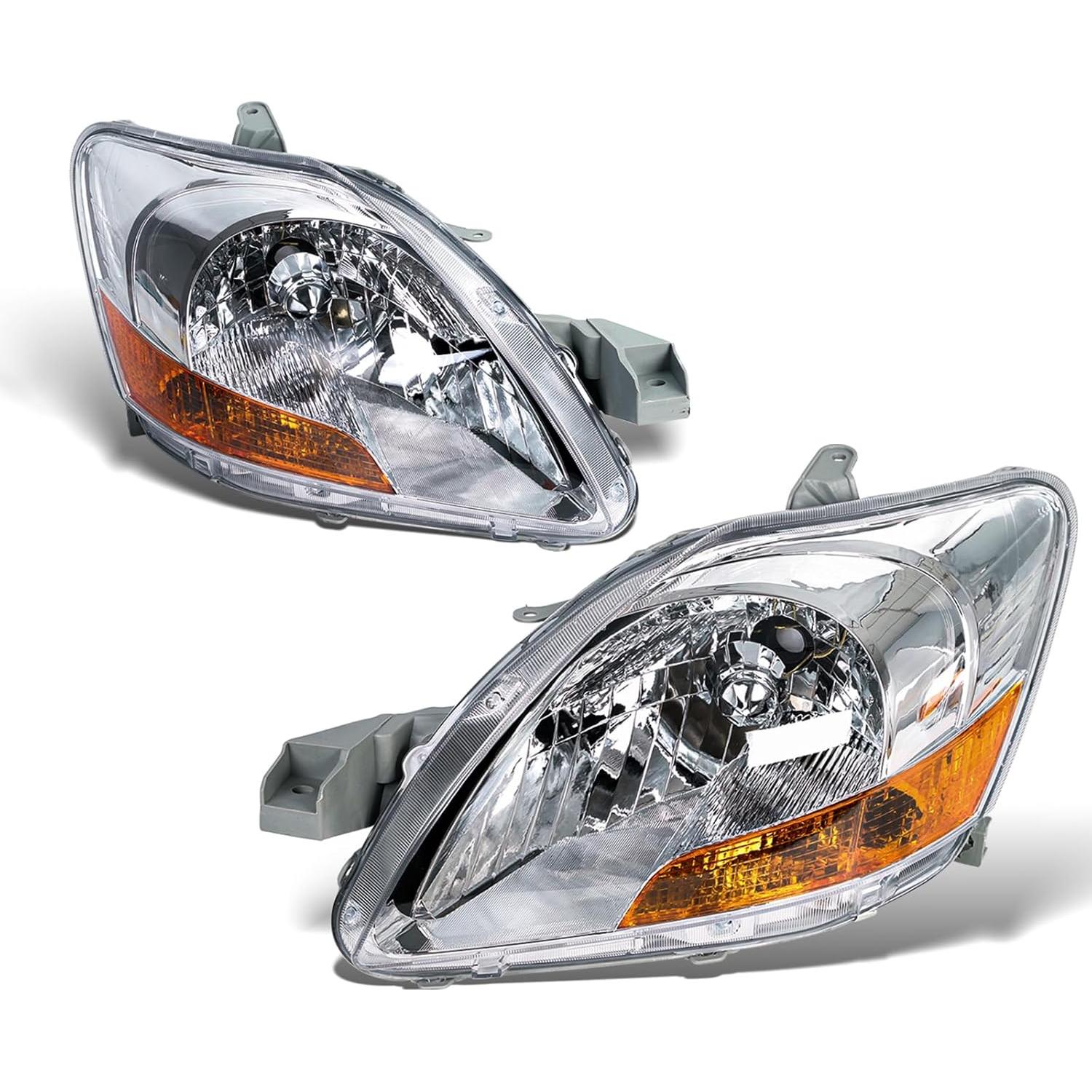 Juego de Faros BLACKHORSE-RACING para Toyota Yaris 2007-2011
