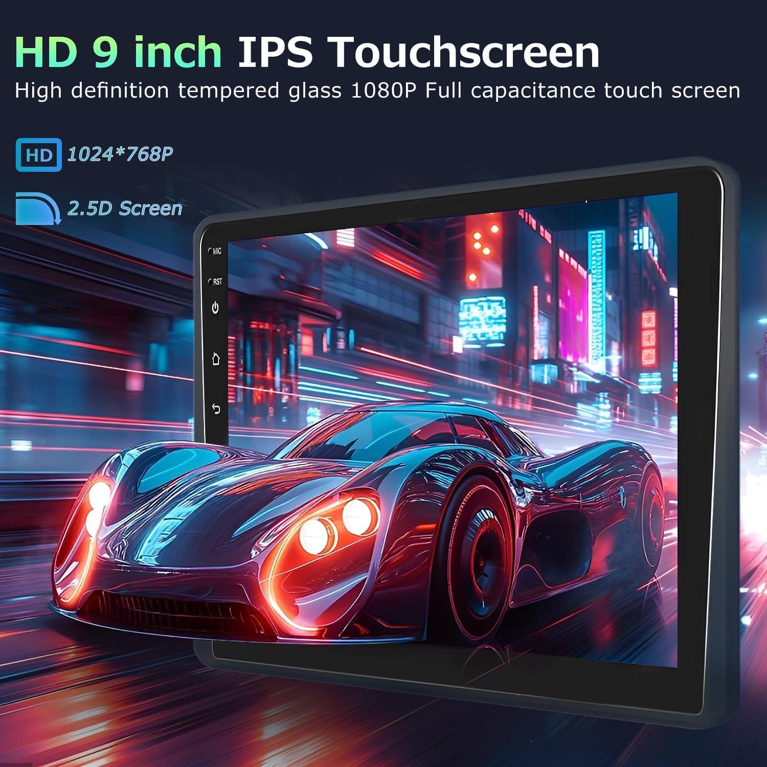 Estéreo de Coche Android 13 9" IKASEFU Toyota Vios Yaris