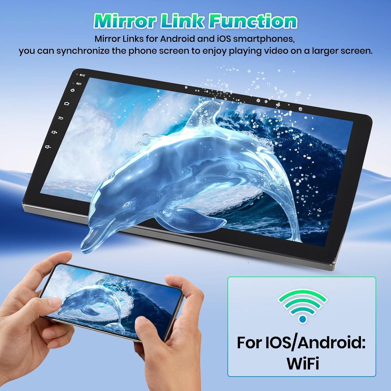 Estéreo de Coche Roinvou para Toyota Yaris 2006-2011 9"