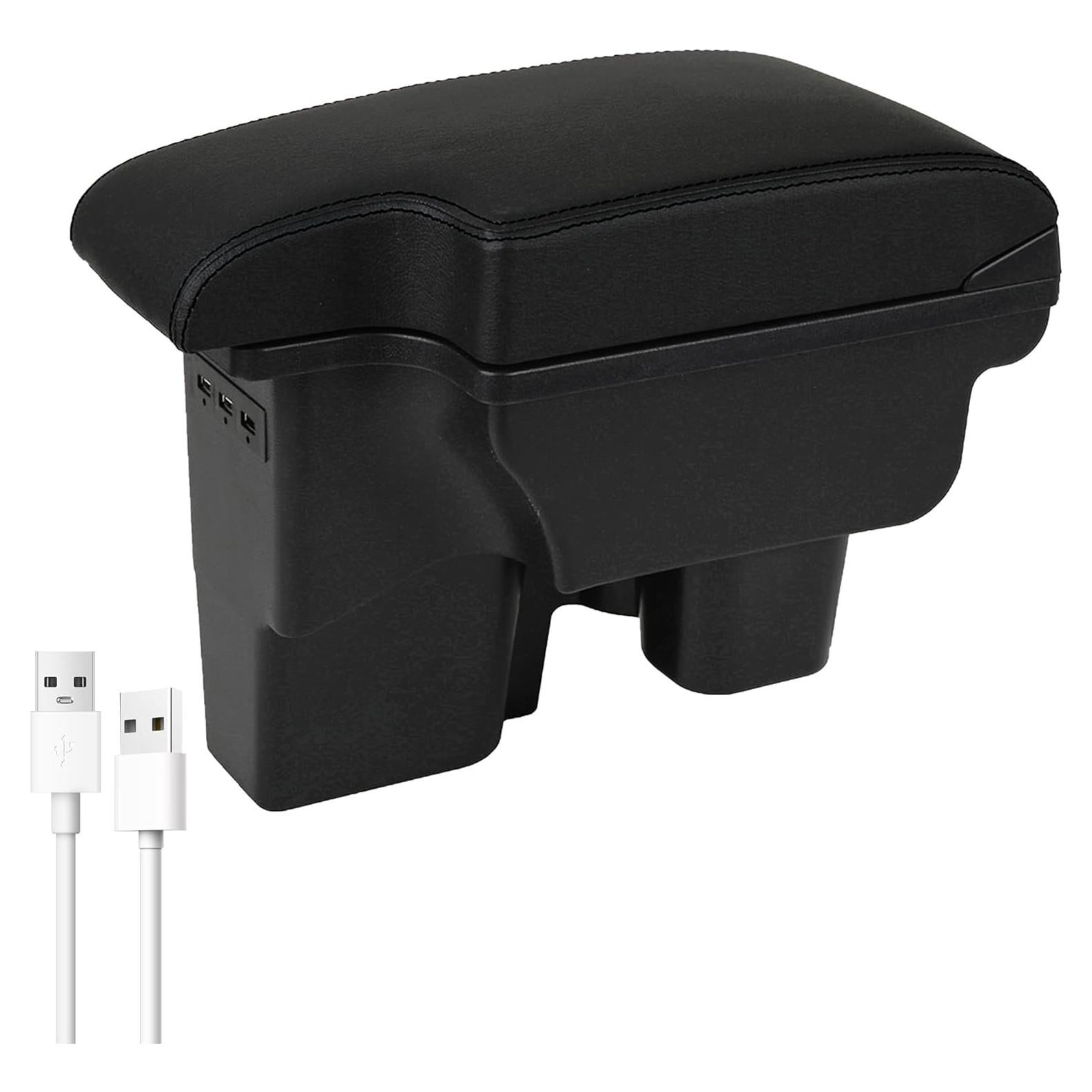 Caja de Almacenamiento para Apoyabrazos YJYWZH Toyota Hilux con 3 USB