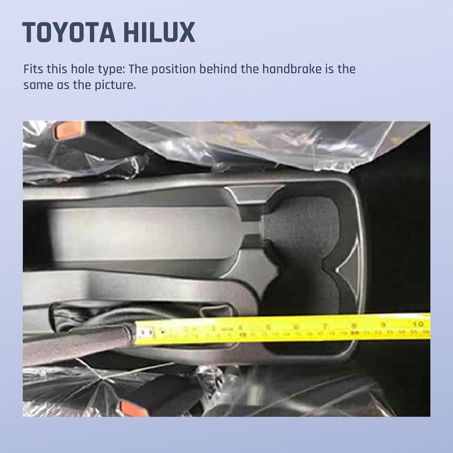 Caja de Almacenamiento para Apoyabrazos YJYWZH Toyota Hilux con 3 USB