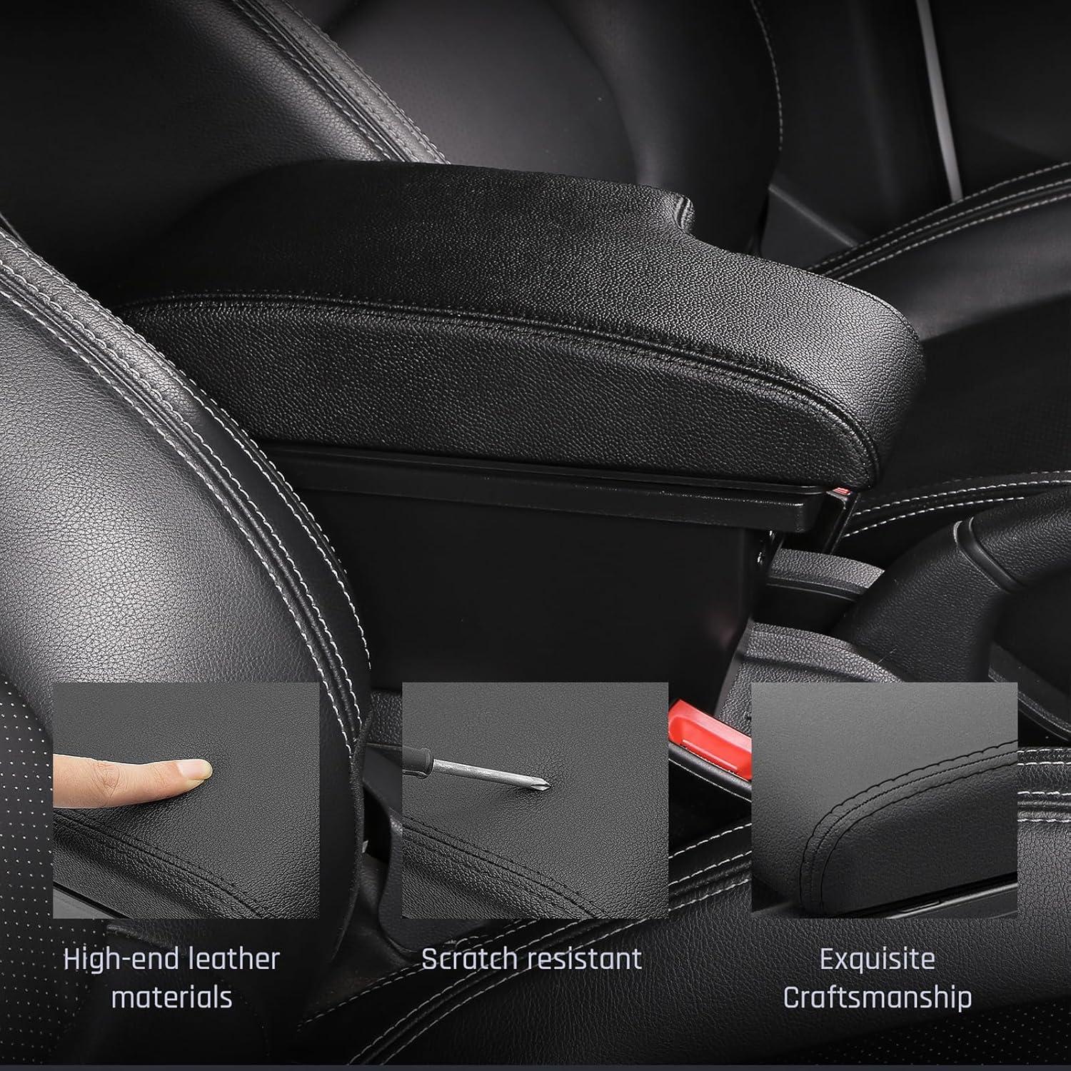 Caja de Almacenamiento para Apoyabrazos YJYWZH Toyota Hilux con 3 USB