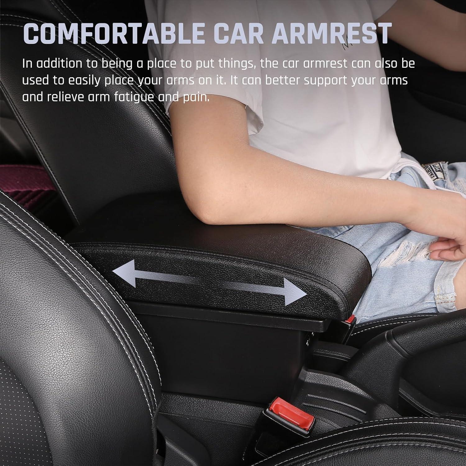 Caja de Almacenamiento para Apoyabrazos YJYWZH Toyota Hilux con 3 USB