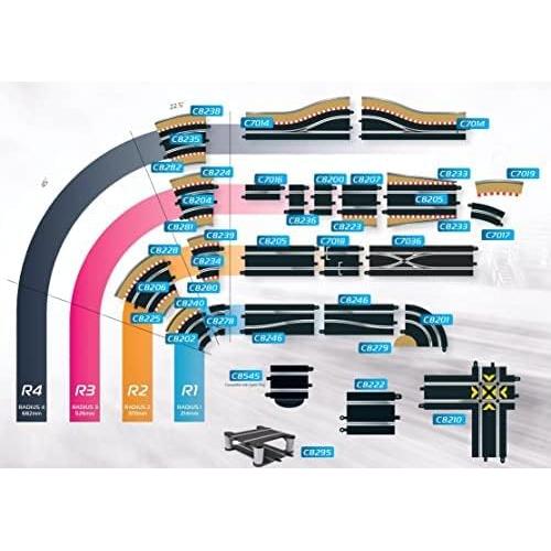 Curva Scalextric C8204 R3 22.5 Grados para Pista