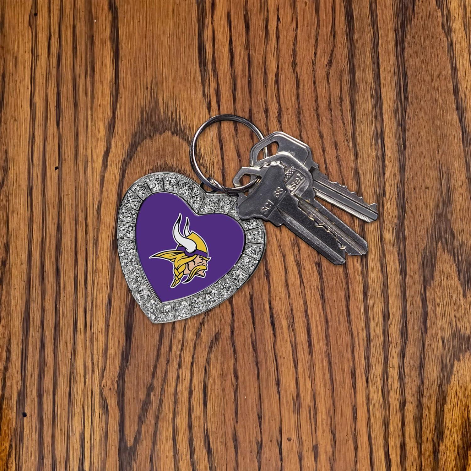 Llavero Corazón NBA Boston Celtics Rico Industries con Rhinestones