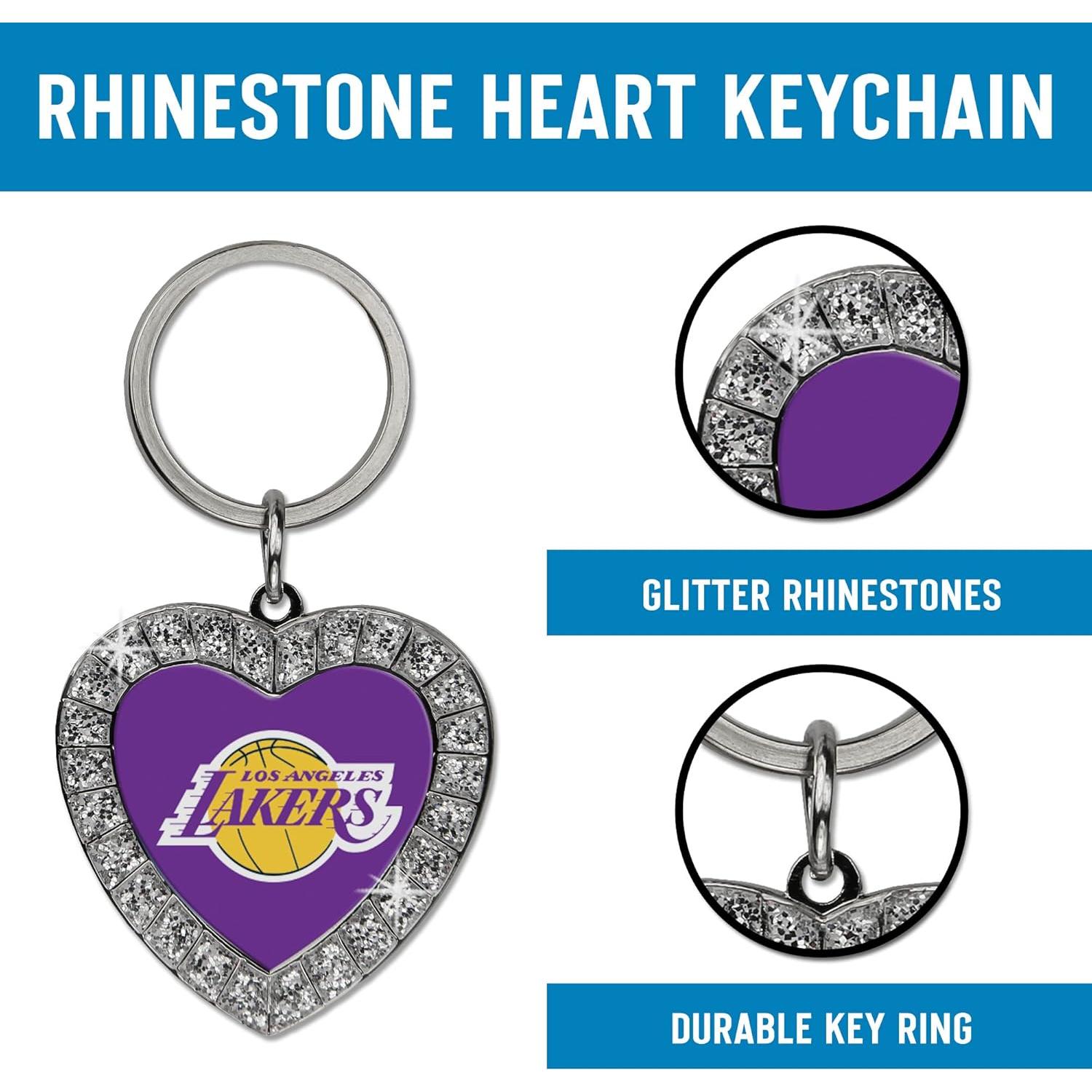 Llavero Corazón NBA Boston Celtics Rico Industries con Rhinestones