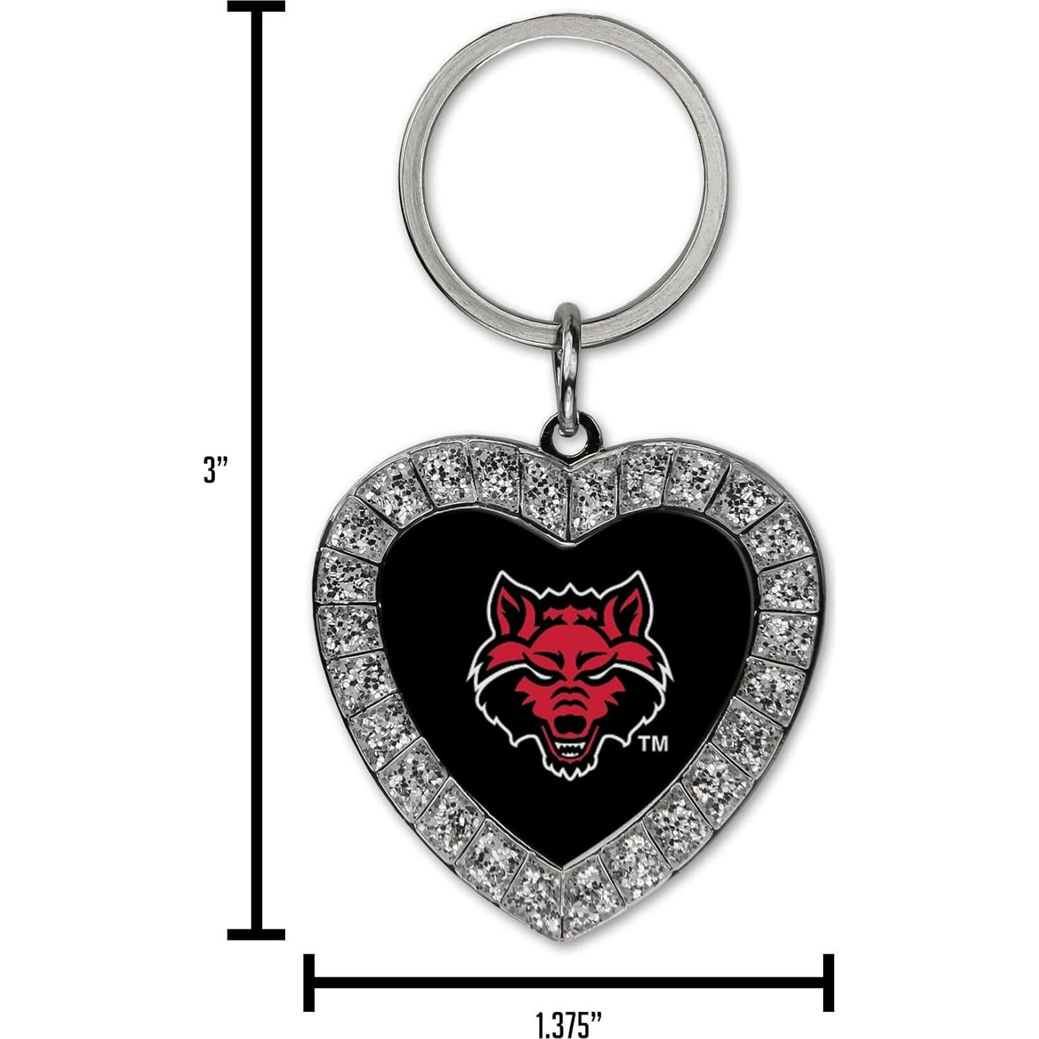 Llavero Corazón NBA Boston Celtics Rico Industries con Rhinestones