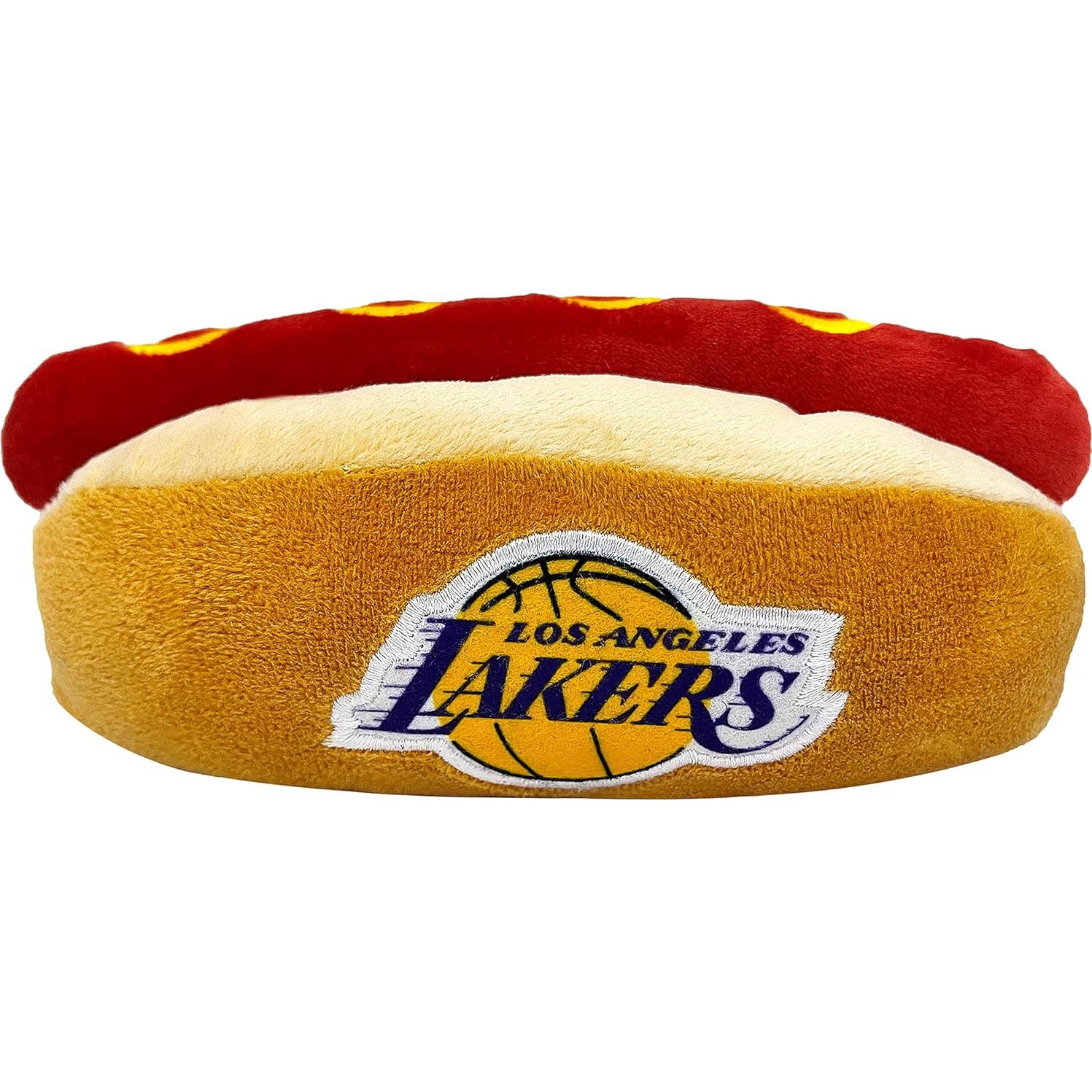 Juguete de Peluche NBA Hot Dog Pets First Lakers 20x12 cm