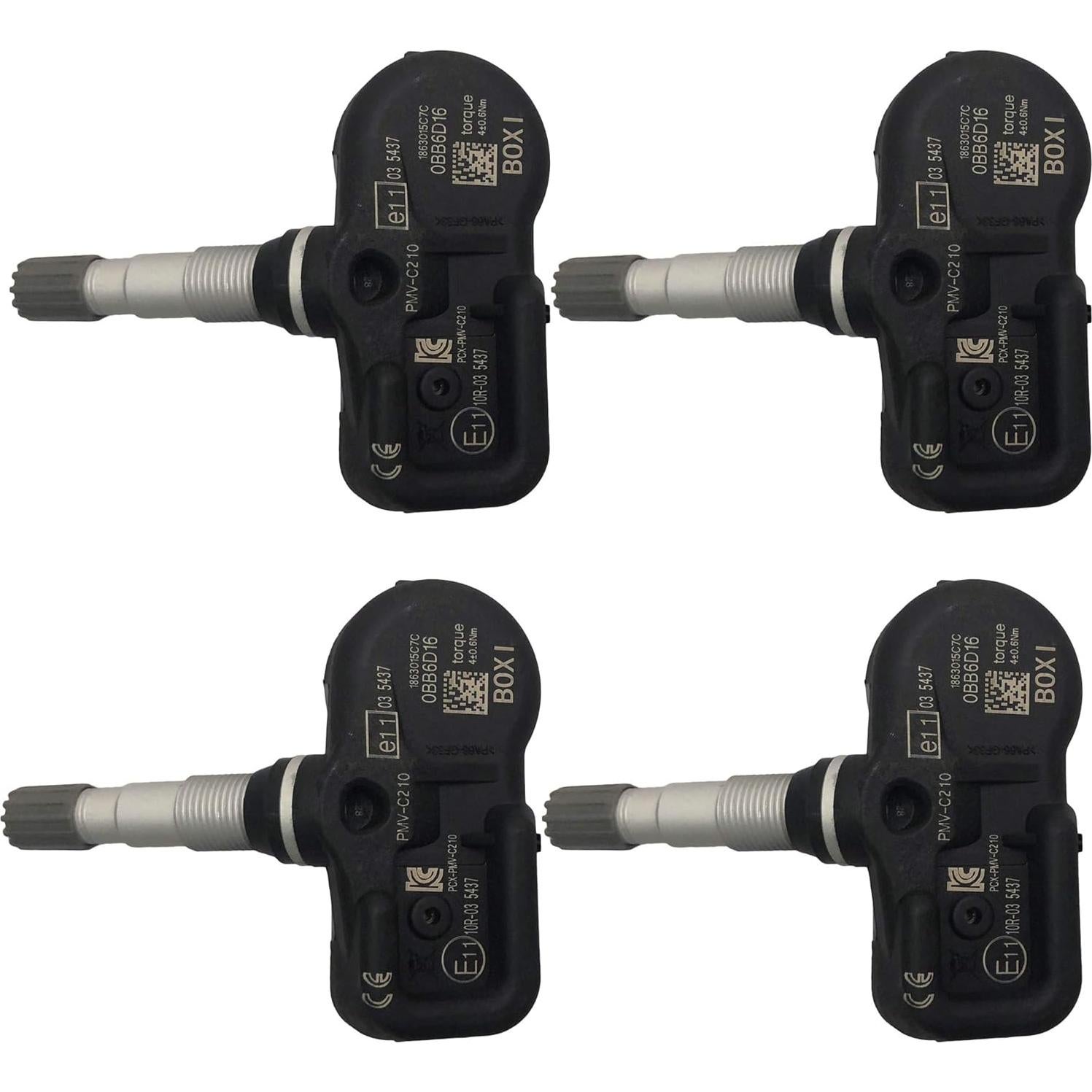 Sensor de Presión de Neumáticos BOXI PMV-C210 x4 para Toyota