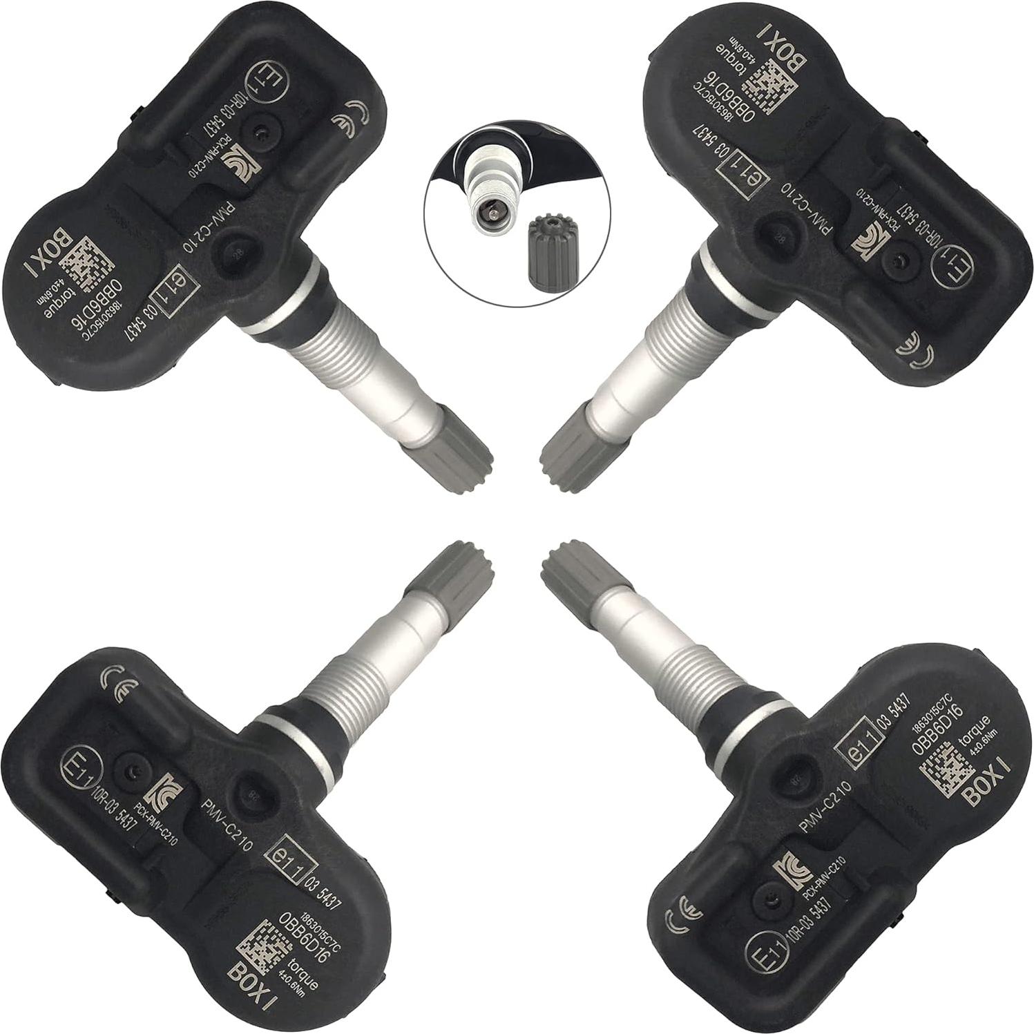 Sensor de Presión de Neumáticos BOXI PMV-C210 x4 para Toyota