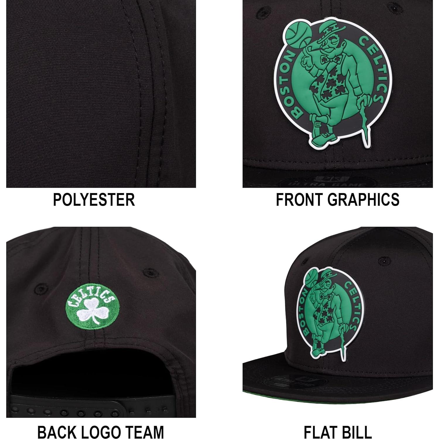 Gorra Ultra Game NBA Boston Celtics Negra Talla Única