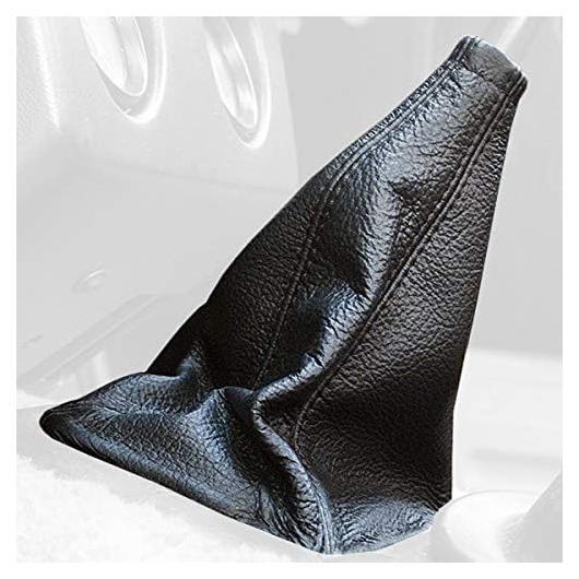 Funda de Cambio RedlineGoods para Toyota Hilux 1981-83 - Cuero Italiano Negro con Hilo Azul