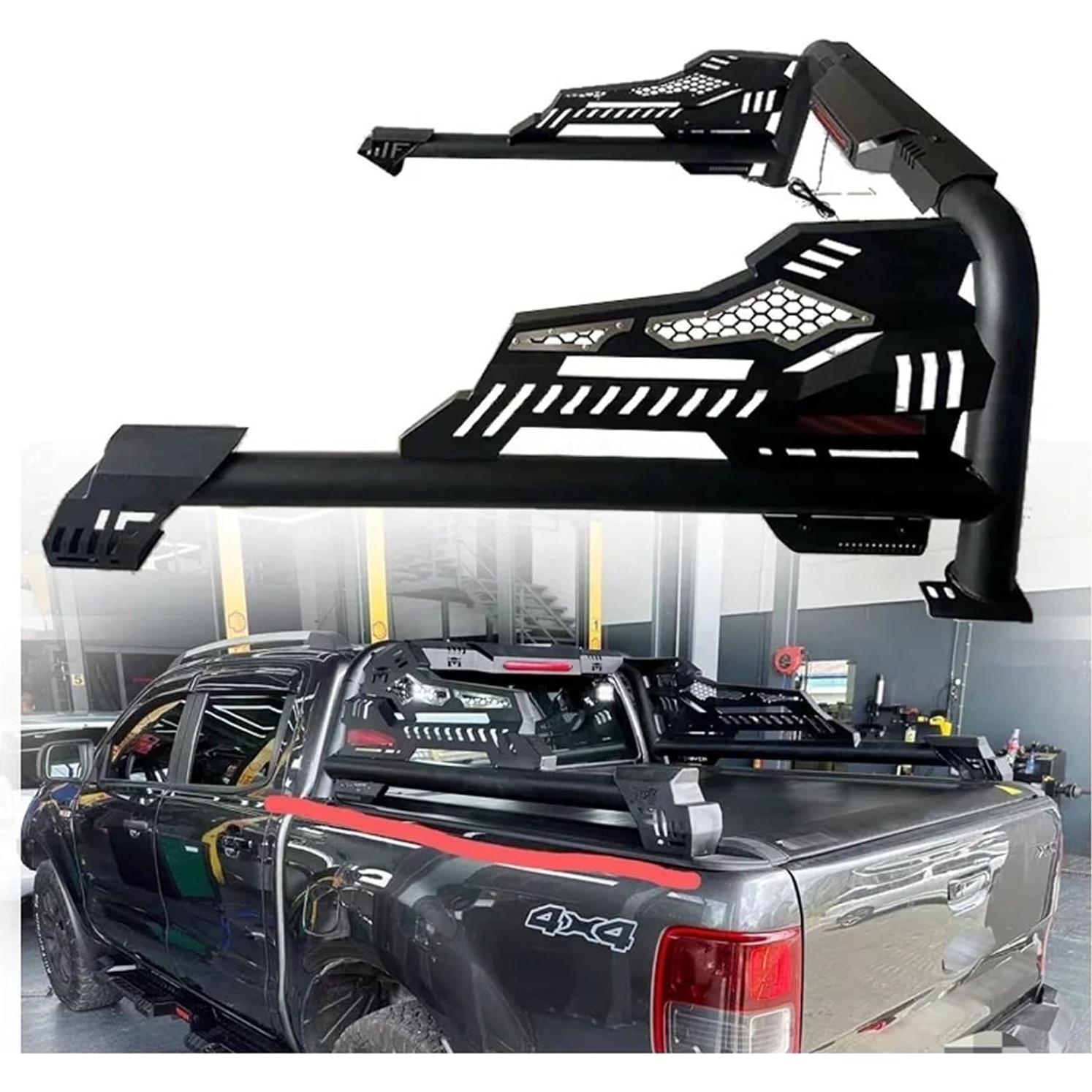 Rollbar Acero Deportivo para Pickup Toyota Hilux Ford Ranger
