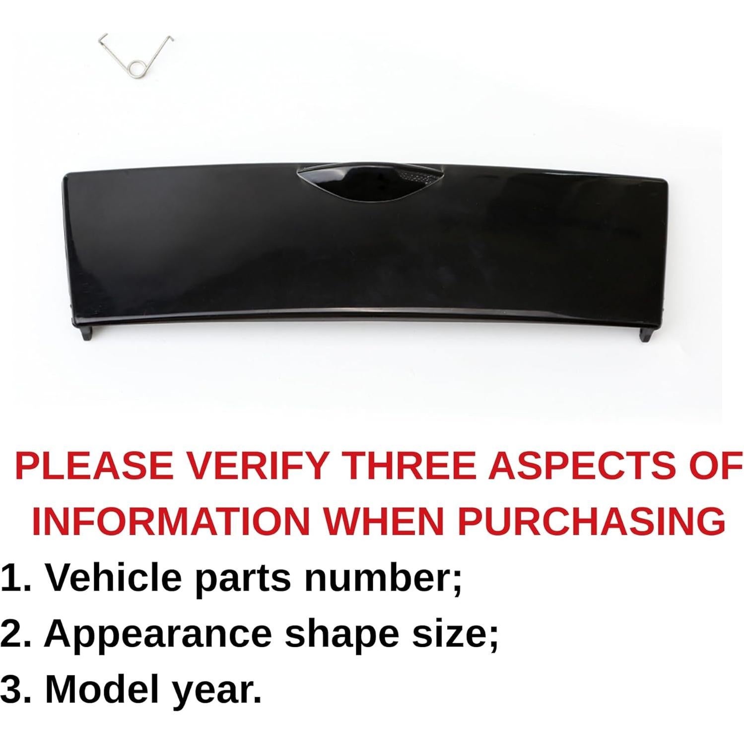 Cubierta de Panel de Almacenamiento BuleVina para Toyota Corolla 2003-2008