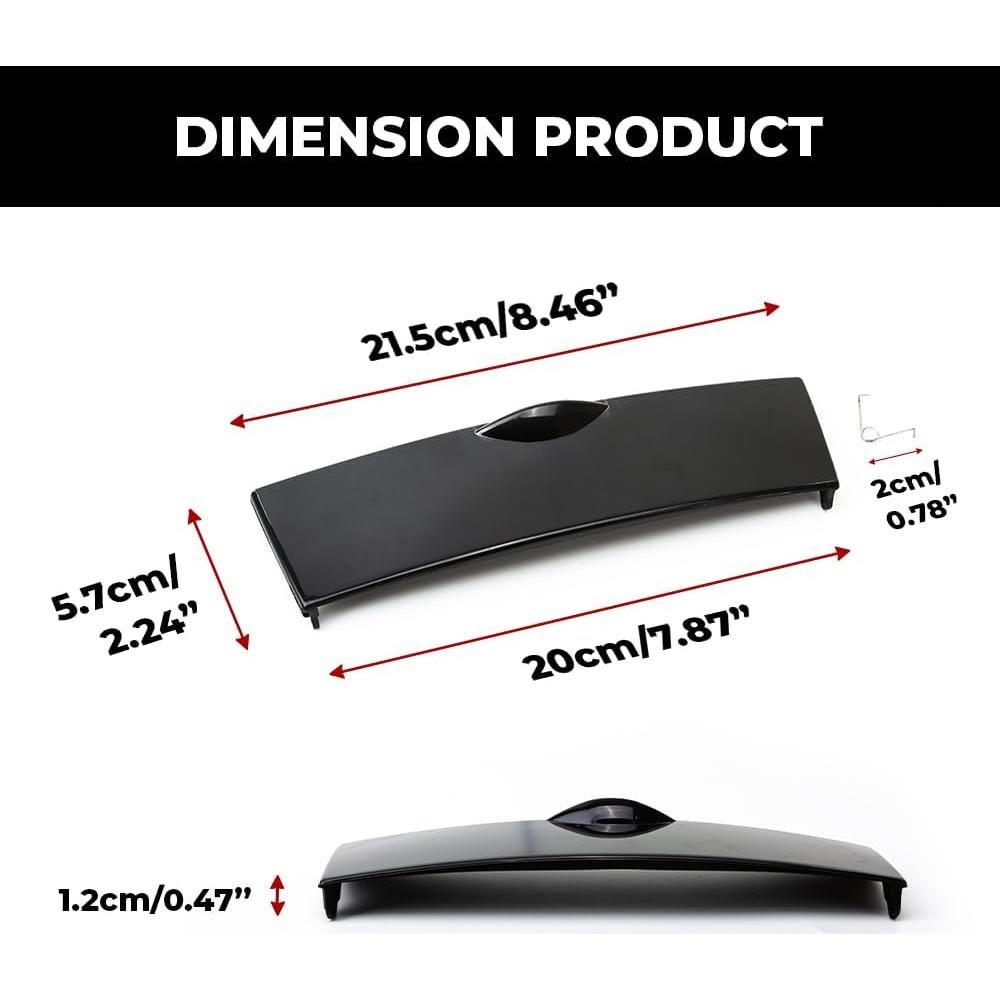 Cubierta de Panel de Almacenamiento BuleVina para Toyota Corolla 2003-2008