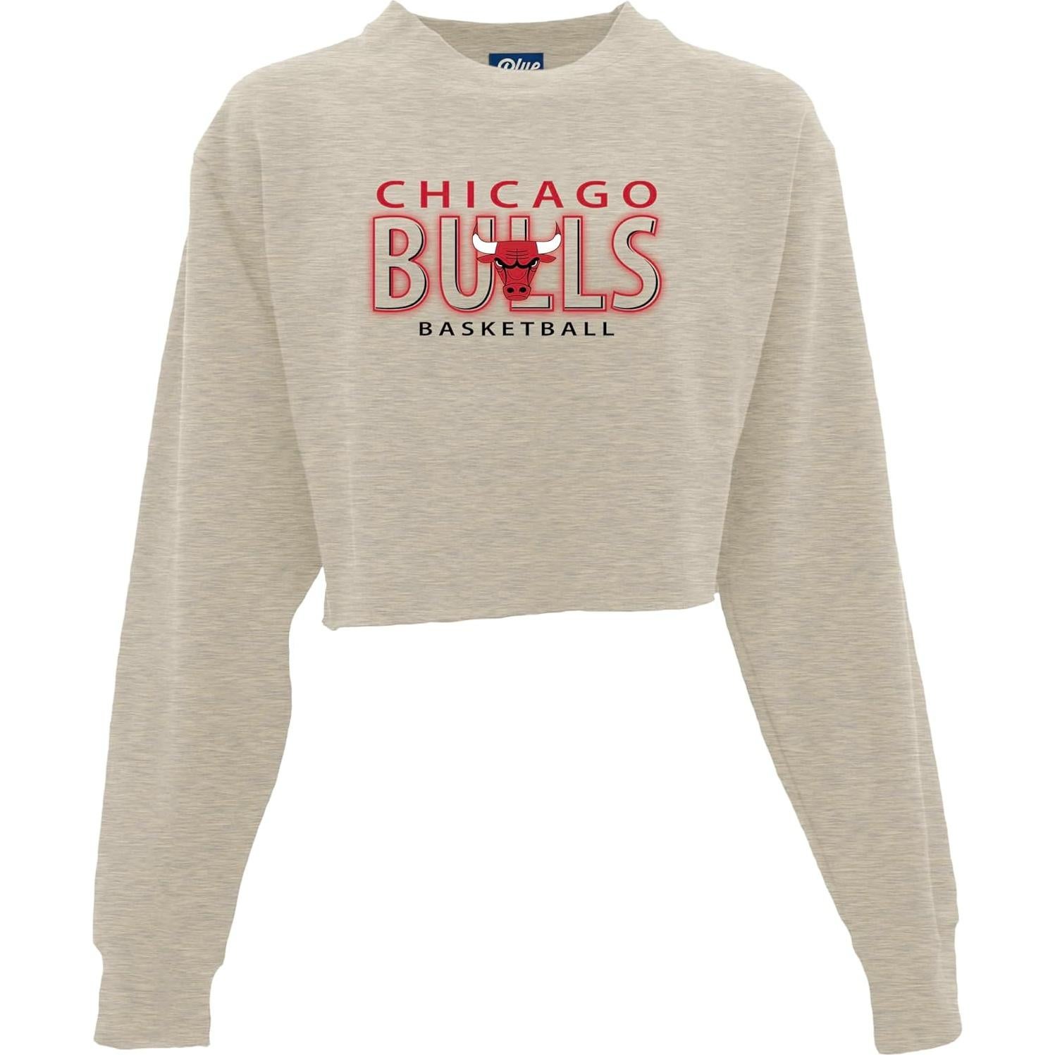 Sudadera recortada mujer Blue 84 Boston Celtics Oatmeal