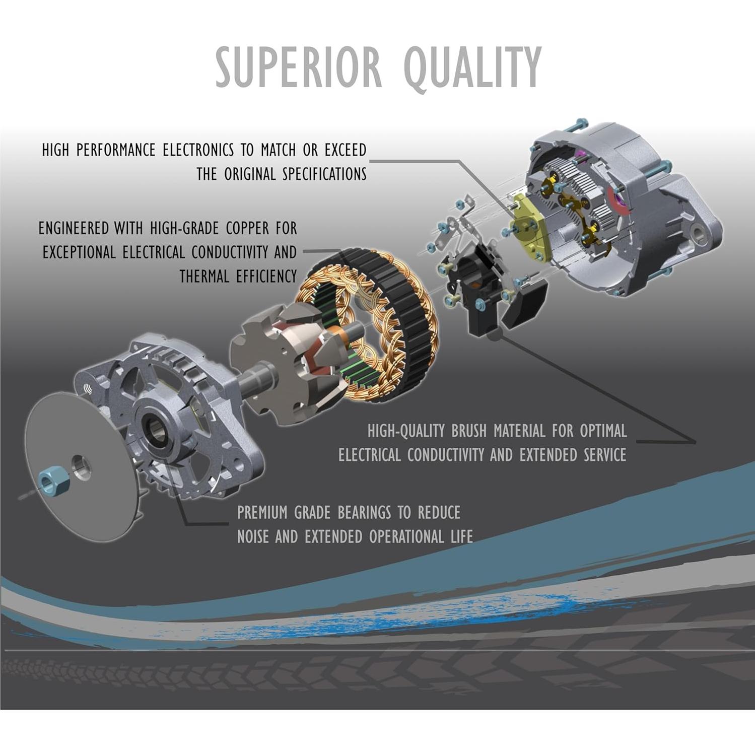 Alternador OEG Parts 70A 12V para Toyota Corolla 93-97