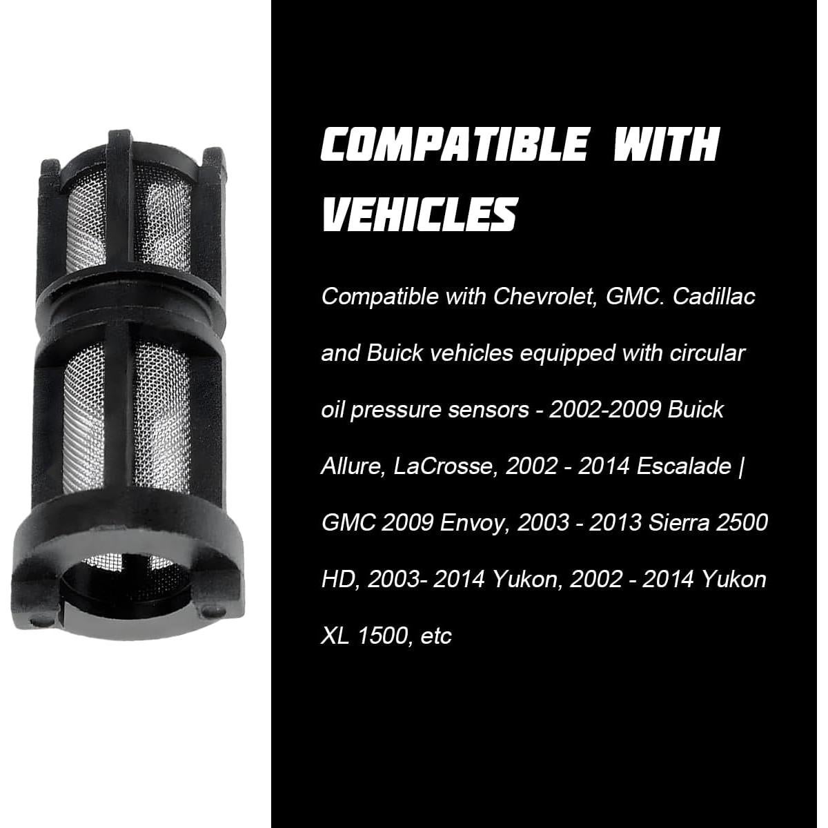 Filtro de Presión de Aceite HZEL 2PCS Compatible con Varios Modelos