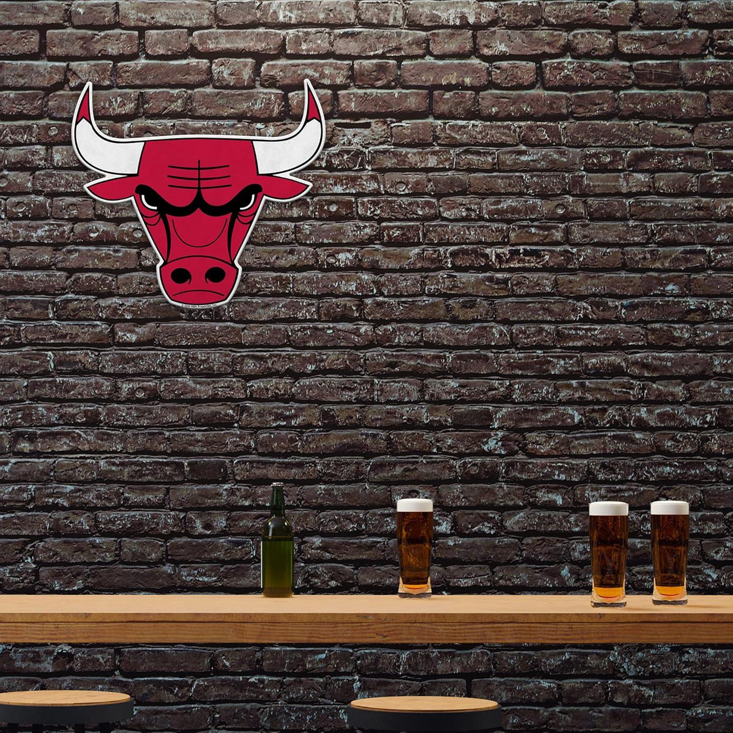 Bandera Cortada NBA Chicago Bulls Rico Industries 45,72 cm