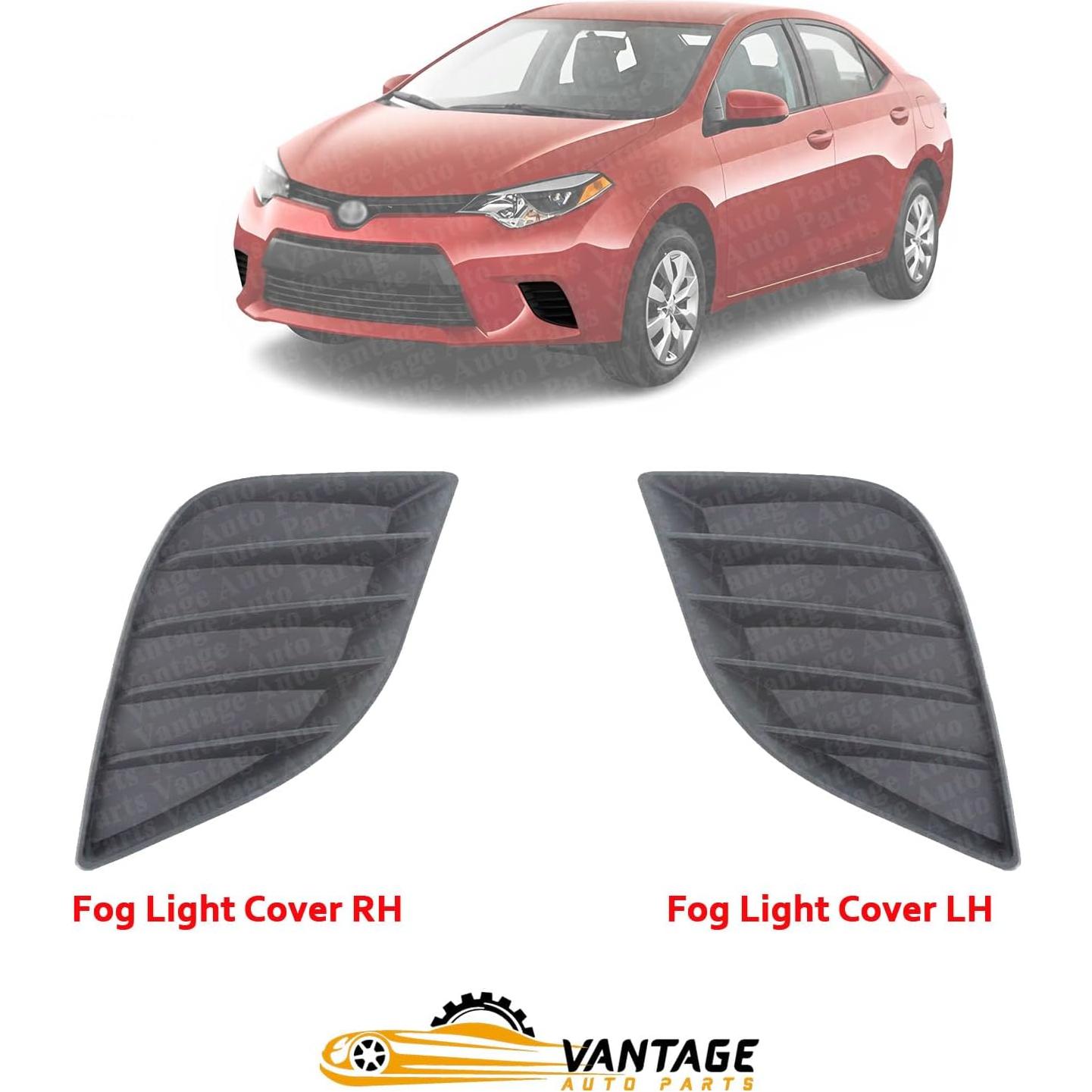 Cubiertas Faros Antiniebla Toyota Corolla 2014-2016 Vantage