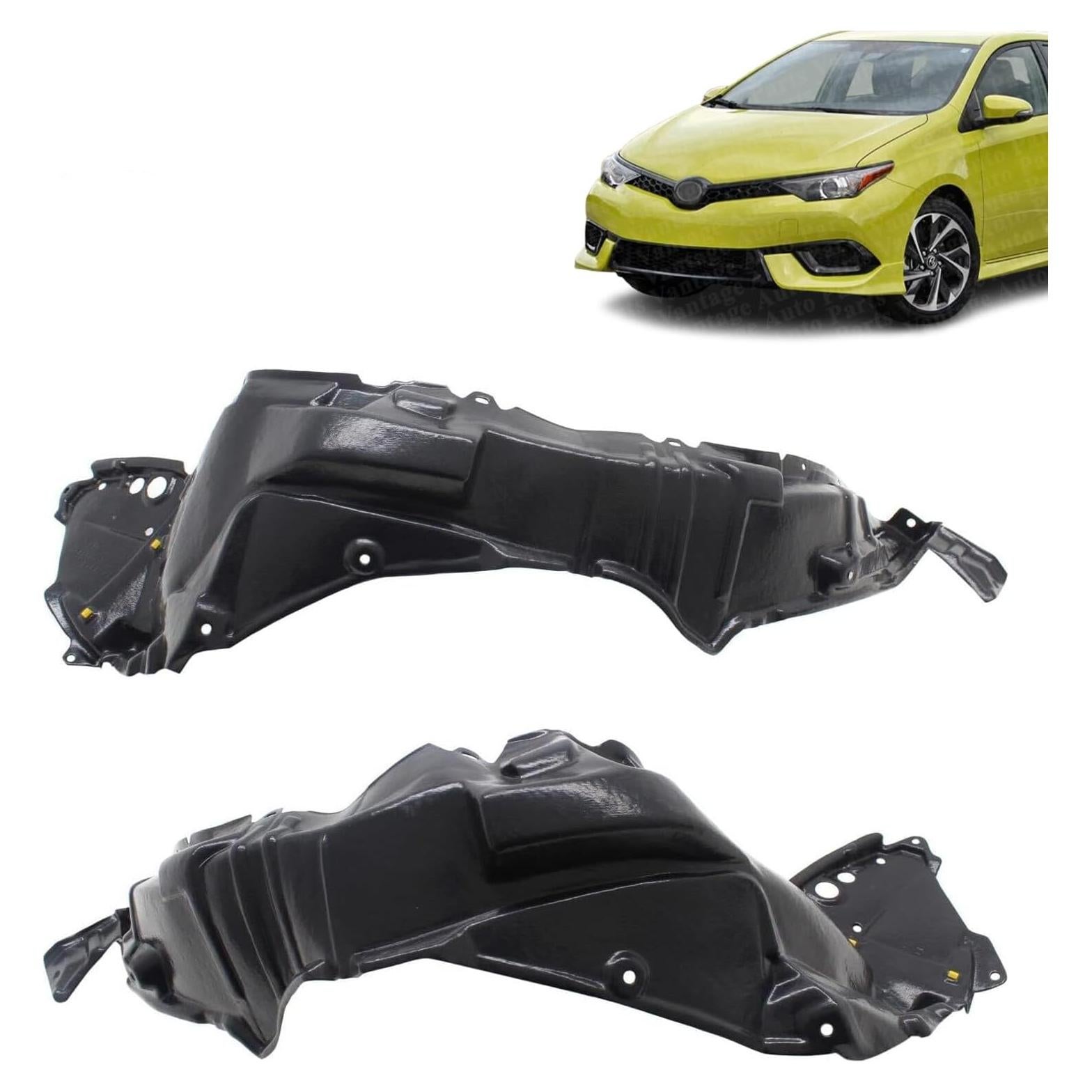 Forros de Guardabarros Delanteros Vantage para Scion iM 2016 y Toyota Corolla iM 2017-2018