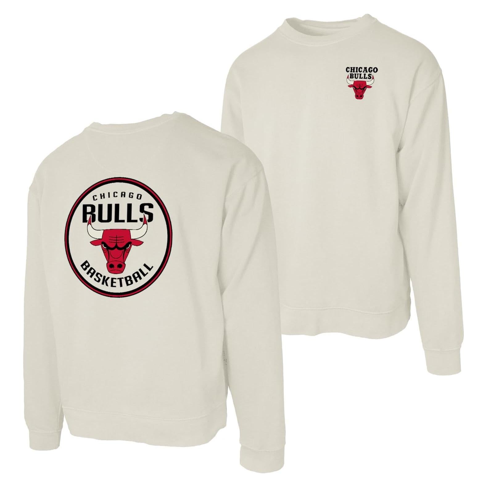 Sudadera Blue 84 Chicago Bulls Cuello Redondo Marfil