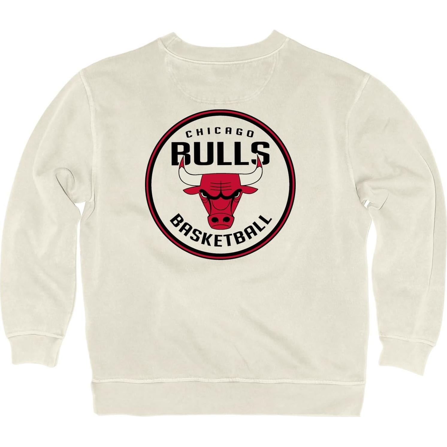 Sudadera Blue 84 Chicago Bulls Cuello Redondo Marfil
