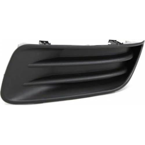 DAT AUTO PARTS Front Right Passenger, Left Driver Side Bumper Fog Light Lamp Hole Cover Set of 2 Replacement for 2003-2004 Toyota Corolla Black Textured Pair TO1038103 TO1039103 5212802060 5212702070