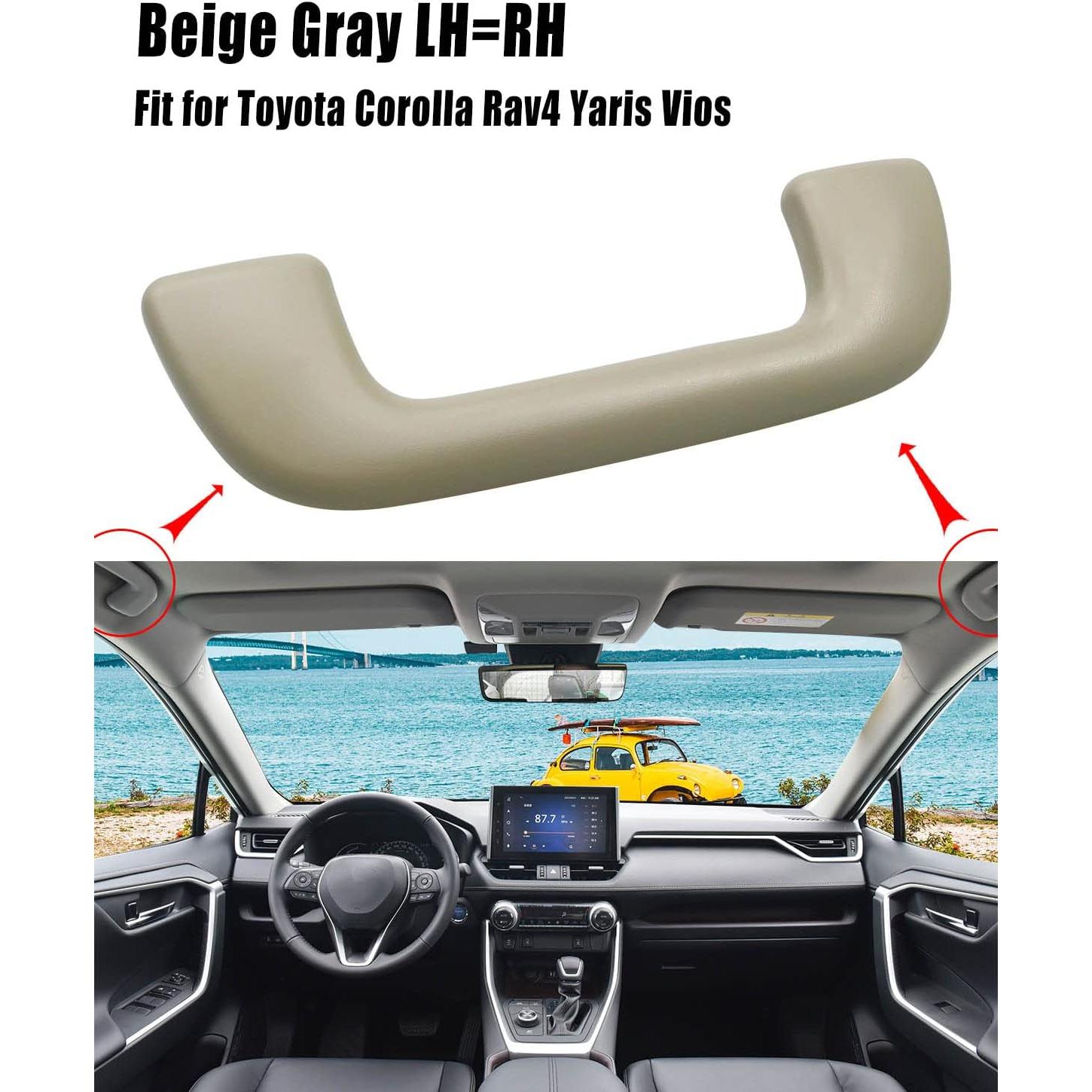 Asa de Techo PNYZIK Beige Gris para Toyota Corolla Rav4 Yaris