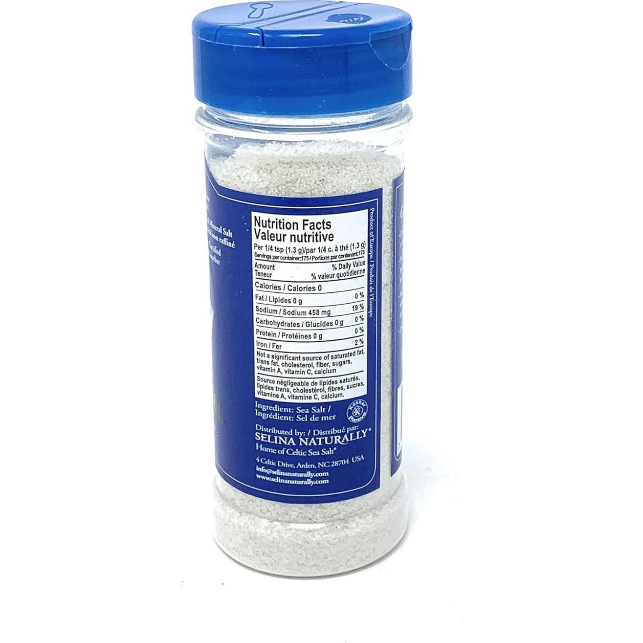 Sal del Mar Céltica Molida Fina Selina Naturally 227 g