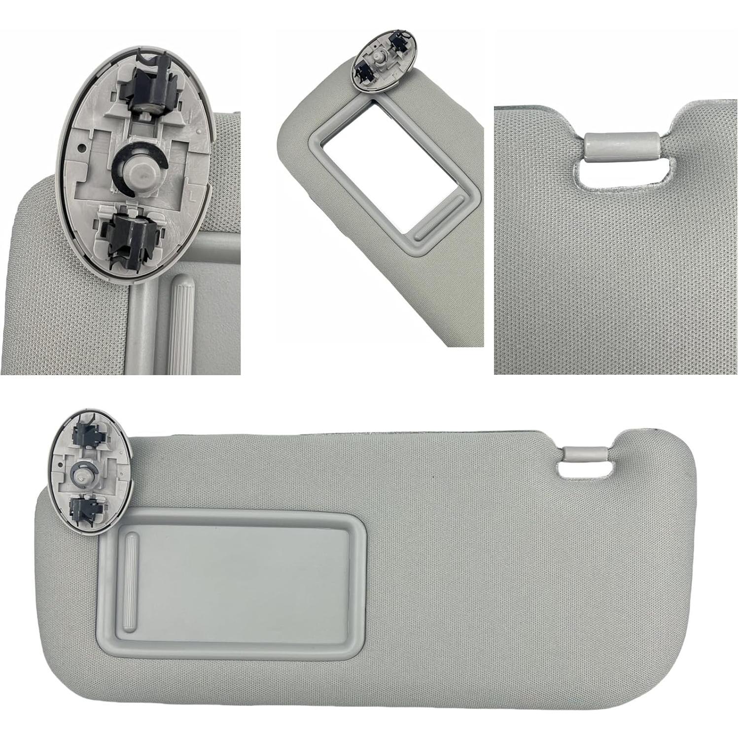 Viseras solares para Toyota Corolla 2009-2013 GlymXia Gris