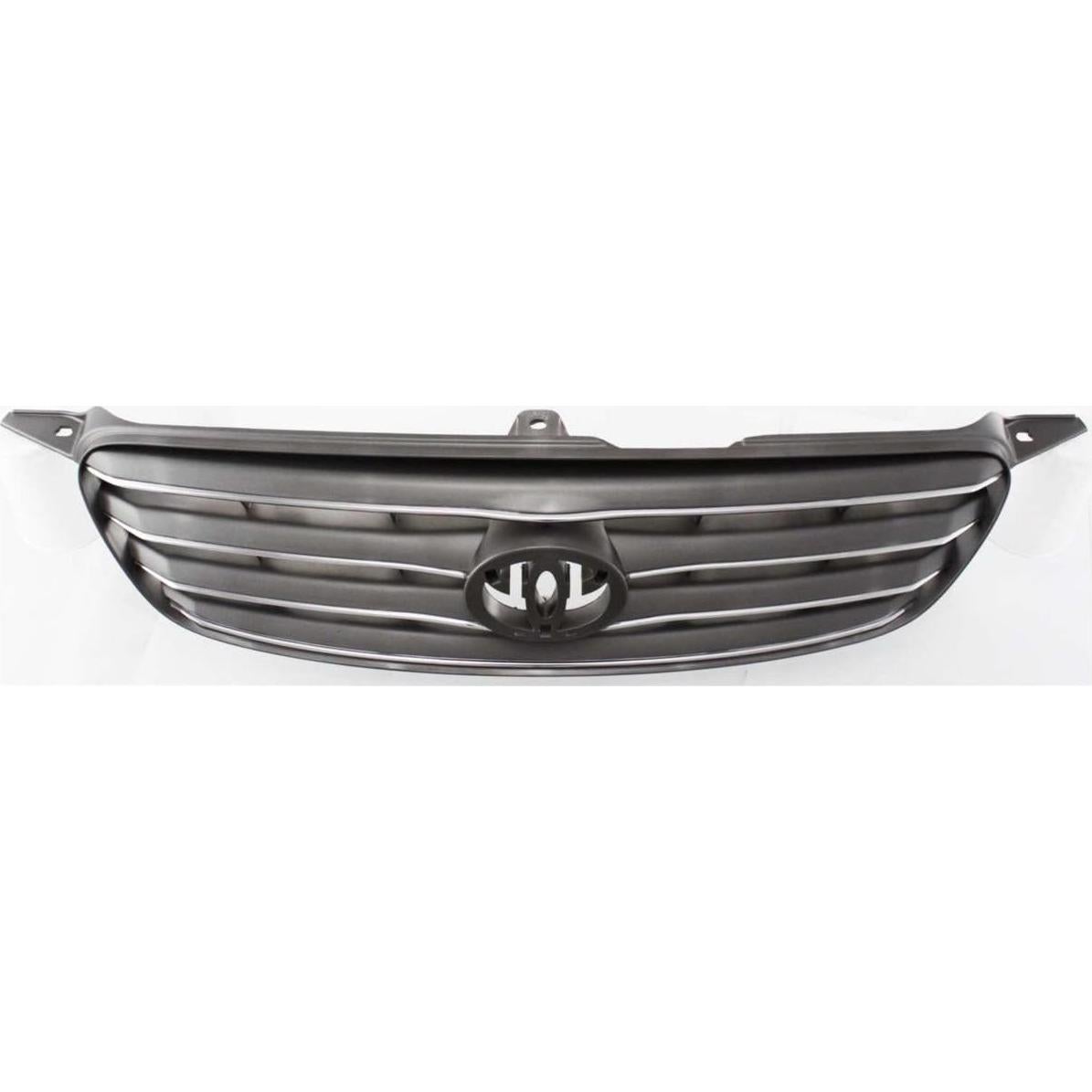Rejilla Frontal Fitrite para Toyota Corolla 2003-2004 Gris