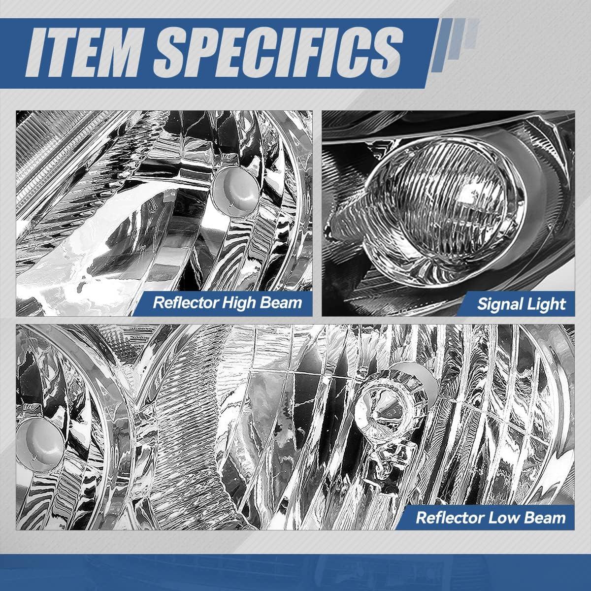 Faros Halógenos Auto Dynasty para Toyota Corolla 2009-2010