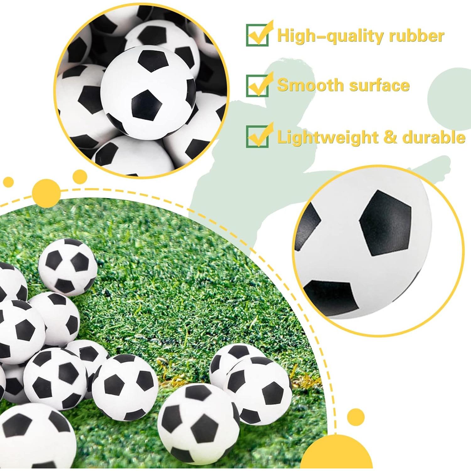 30 Pelotas de Fútbol Rebotadoras Xeehwb 27mm para Estrés