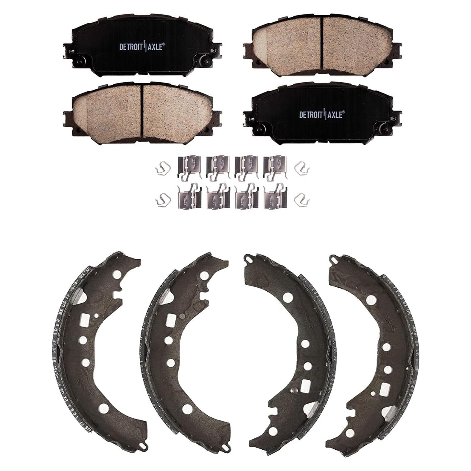 Pastillas y Zapatas de Freno Detroit Axle para Toyota Corolla 2009-2019