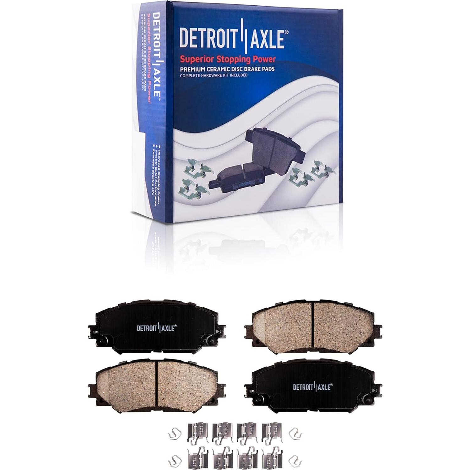 Pastillas y Zapatas de Freno Detroit Axle para Toyota Corolla 2009-2019