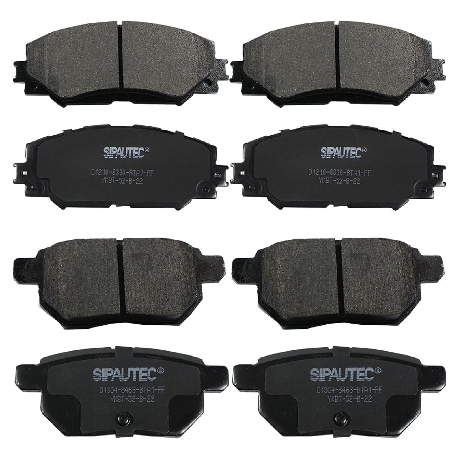 Pastillas de freno cerámicas SIPAUTEC D1210 D1354 para Toyota
