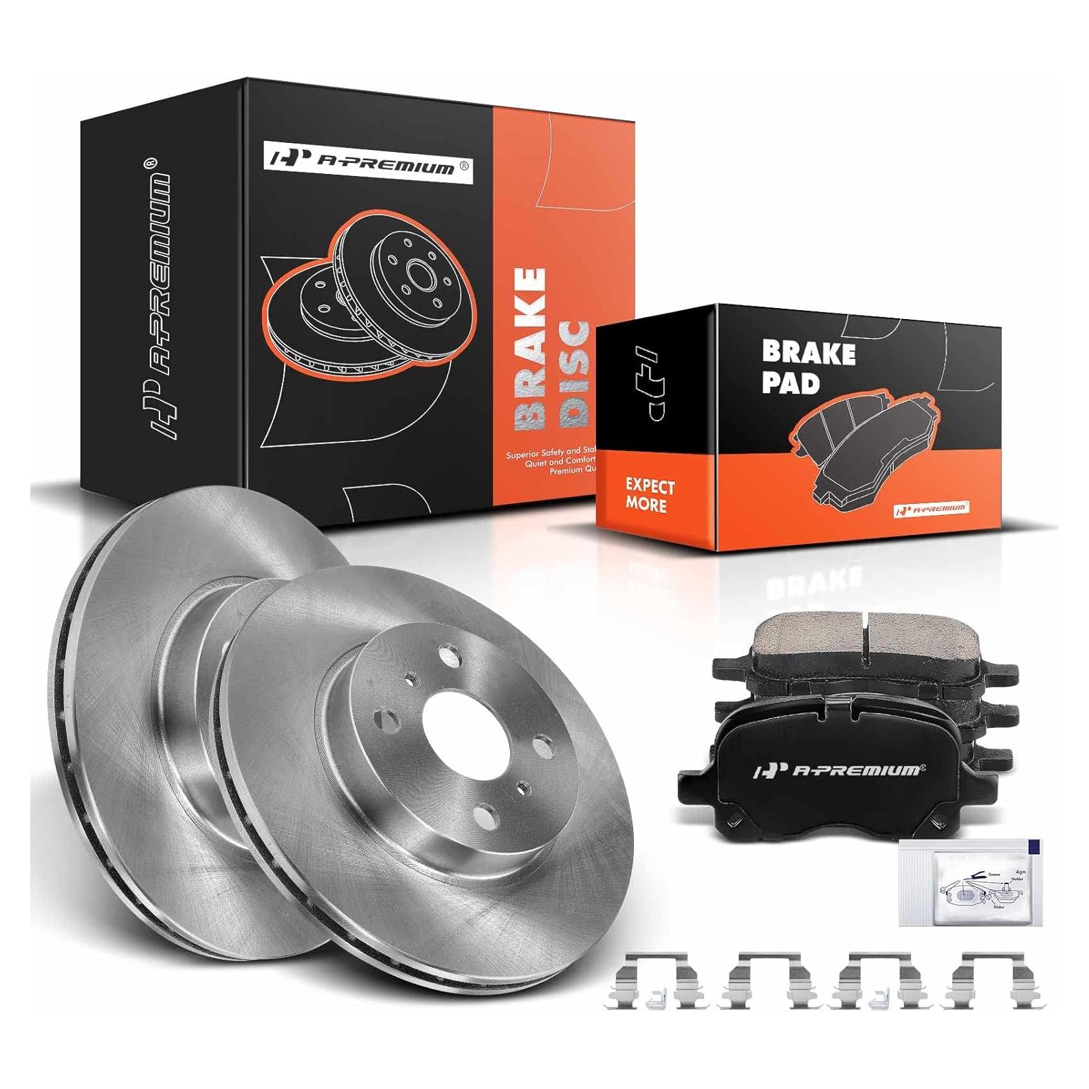 Discos de Freno Ventilados A-Premium 254mm + Pastillas Toyota/Chevy