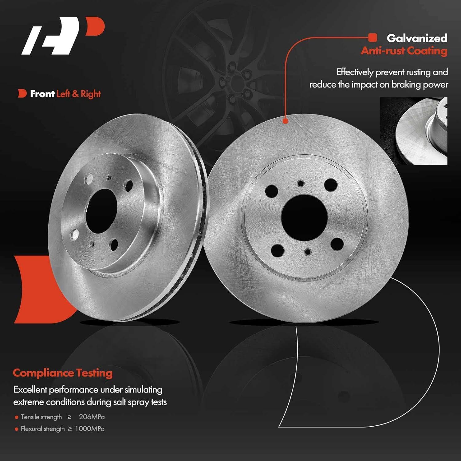 Discos de Freno Ventilados A-Premium 254mm + Pastillas Toyota/Chevy