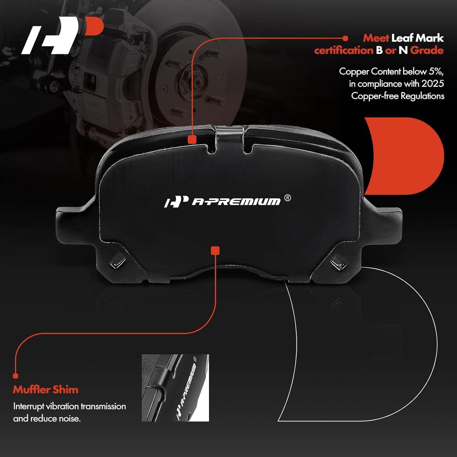 Discos de Freno Ventilados A-Premium 254mm + Pastillas Toyota/Chevy