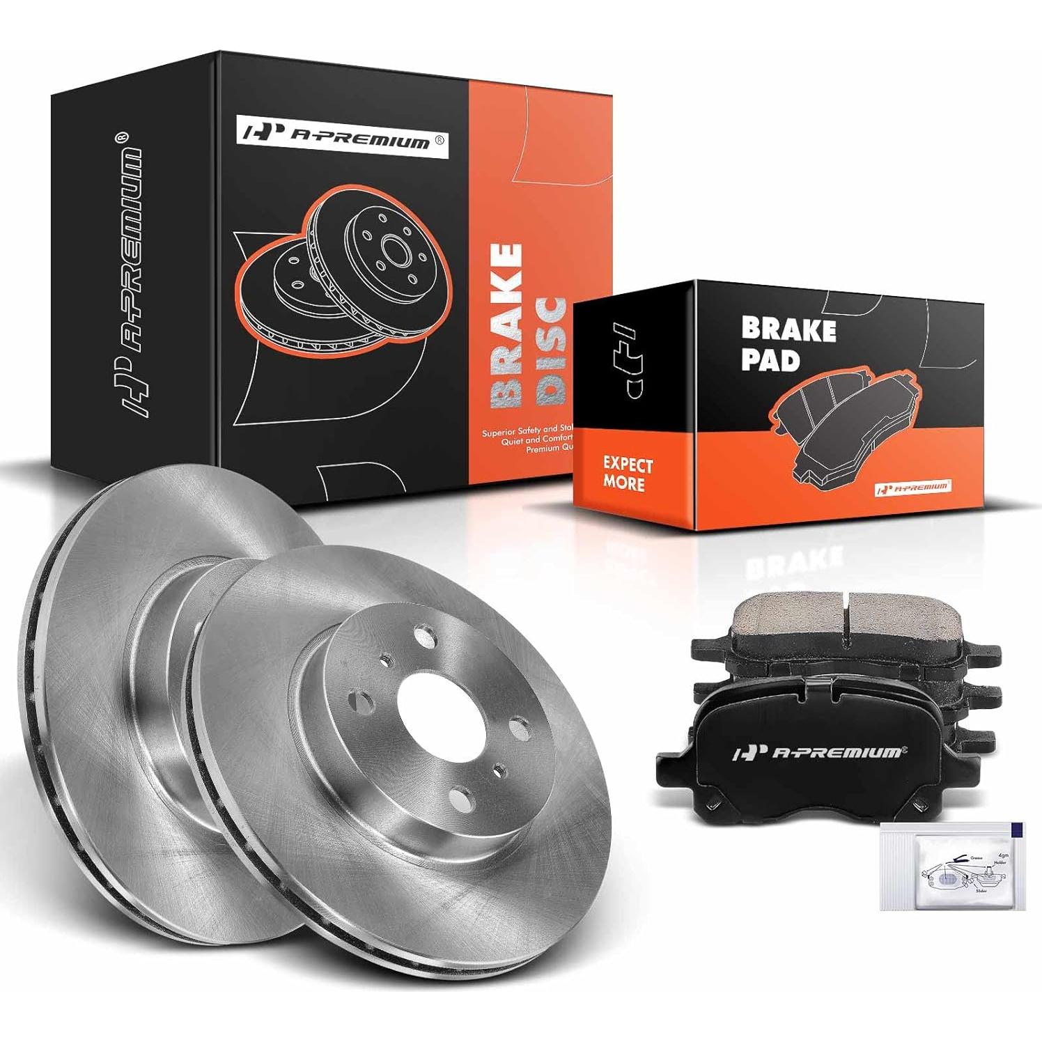 Discos de Freno Ventilados A-Premium 254mm + Pastillas Toyota/Chevy