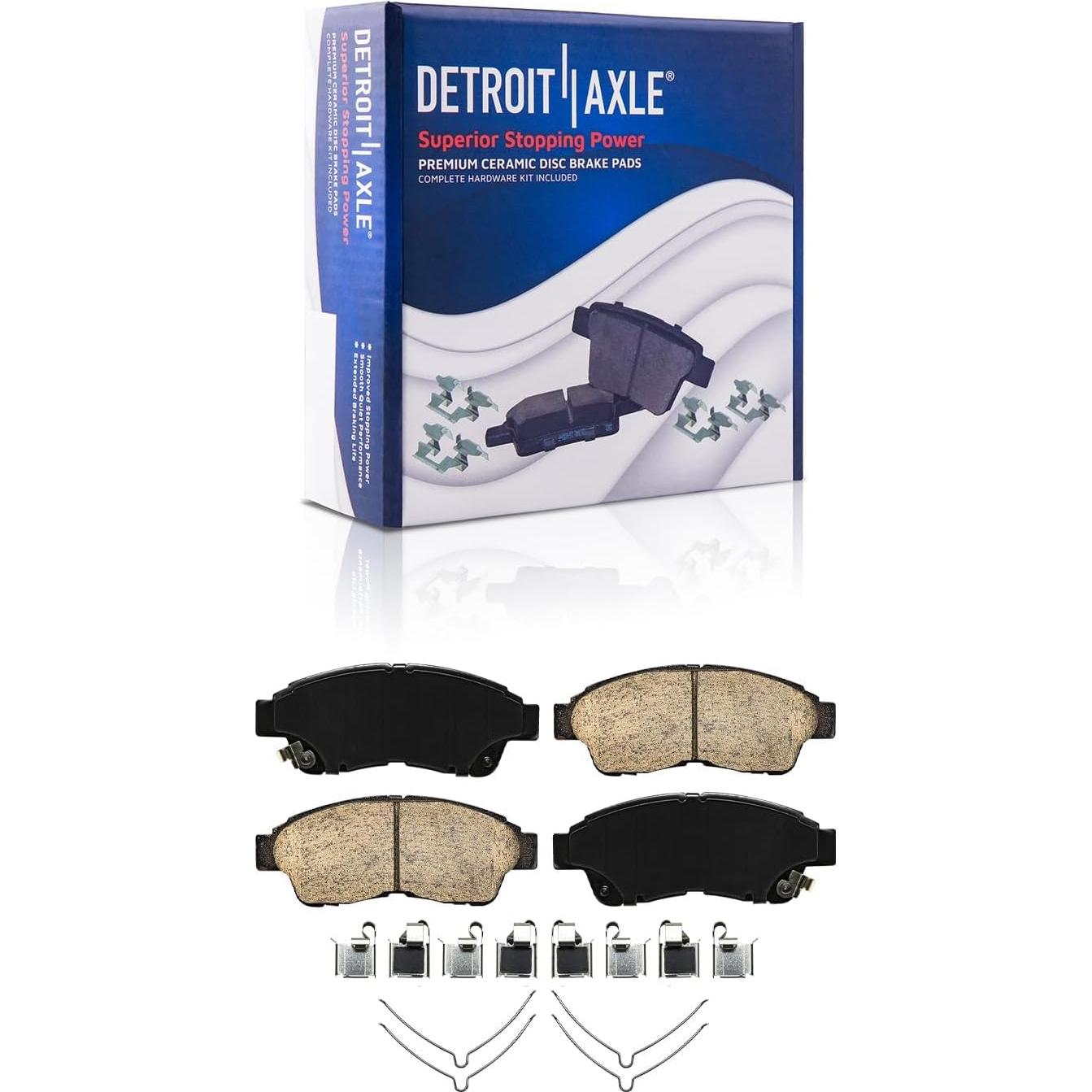 Kit de frenos delantero Detroit Axle para Toyota Corolla 1993-1997