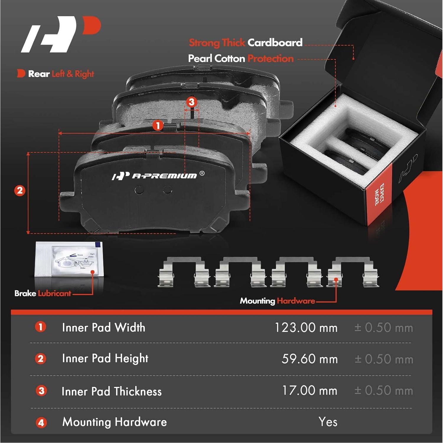 Discos de Freno Ventilados A-Premium + Pastillas Cerámicas