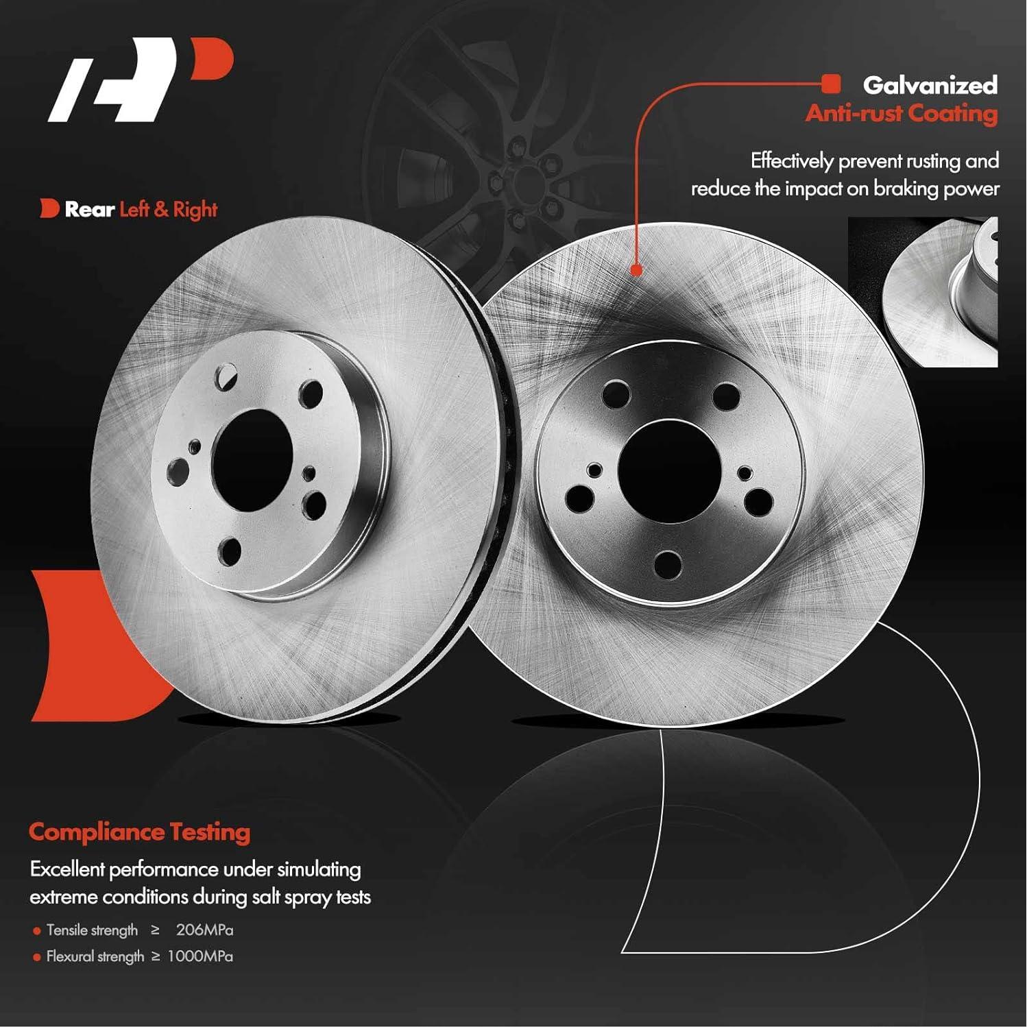 Discos de Freno Ventilados A-Premium + Pastillas Cerámicas