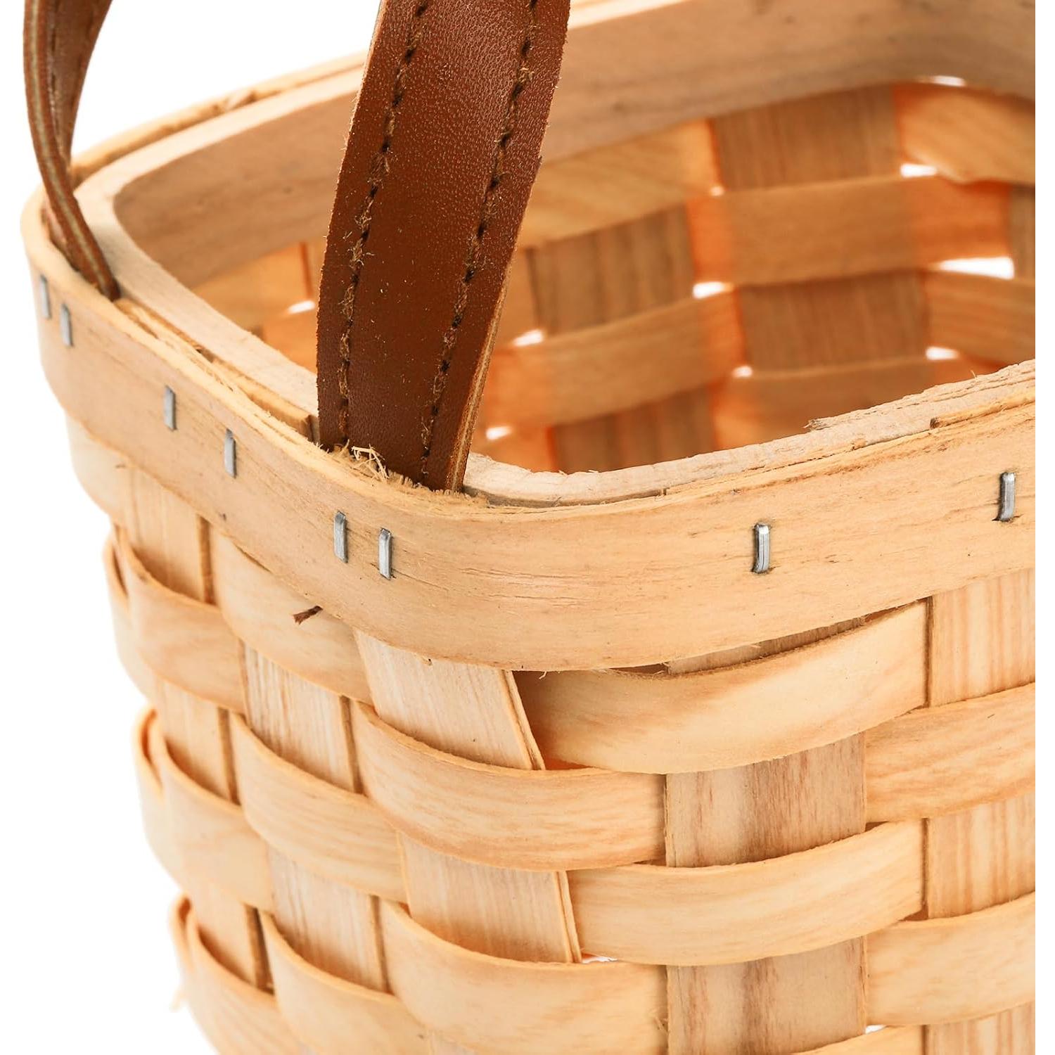 Cestas de Mimbre ZOOFOX 6 Piezas 10 cm Cuadradas