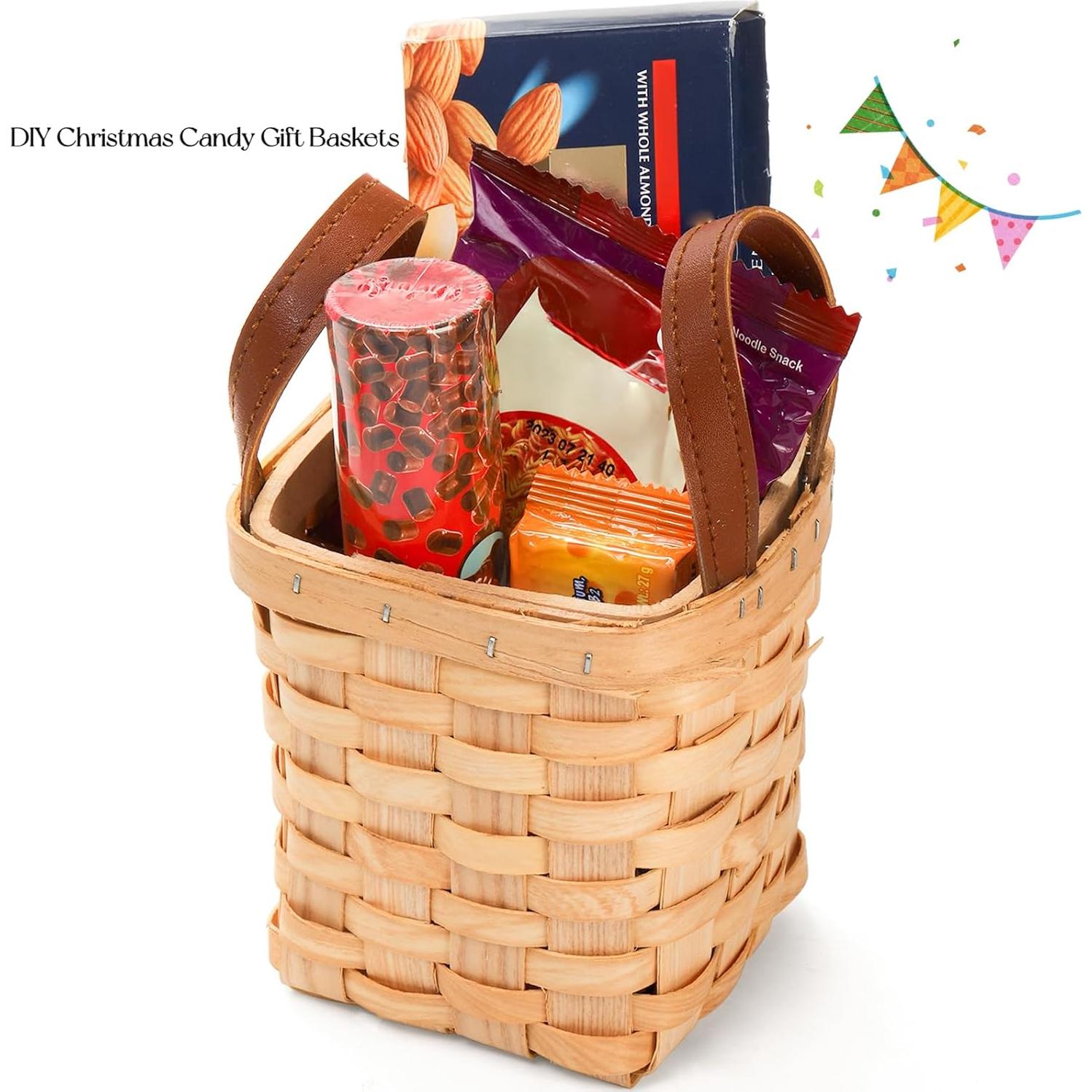 Cestas de Mimbre ZOOFOX 6 Piezas 10 cm Cuadradas