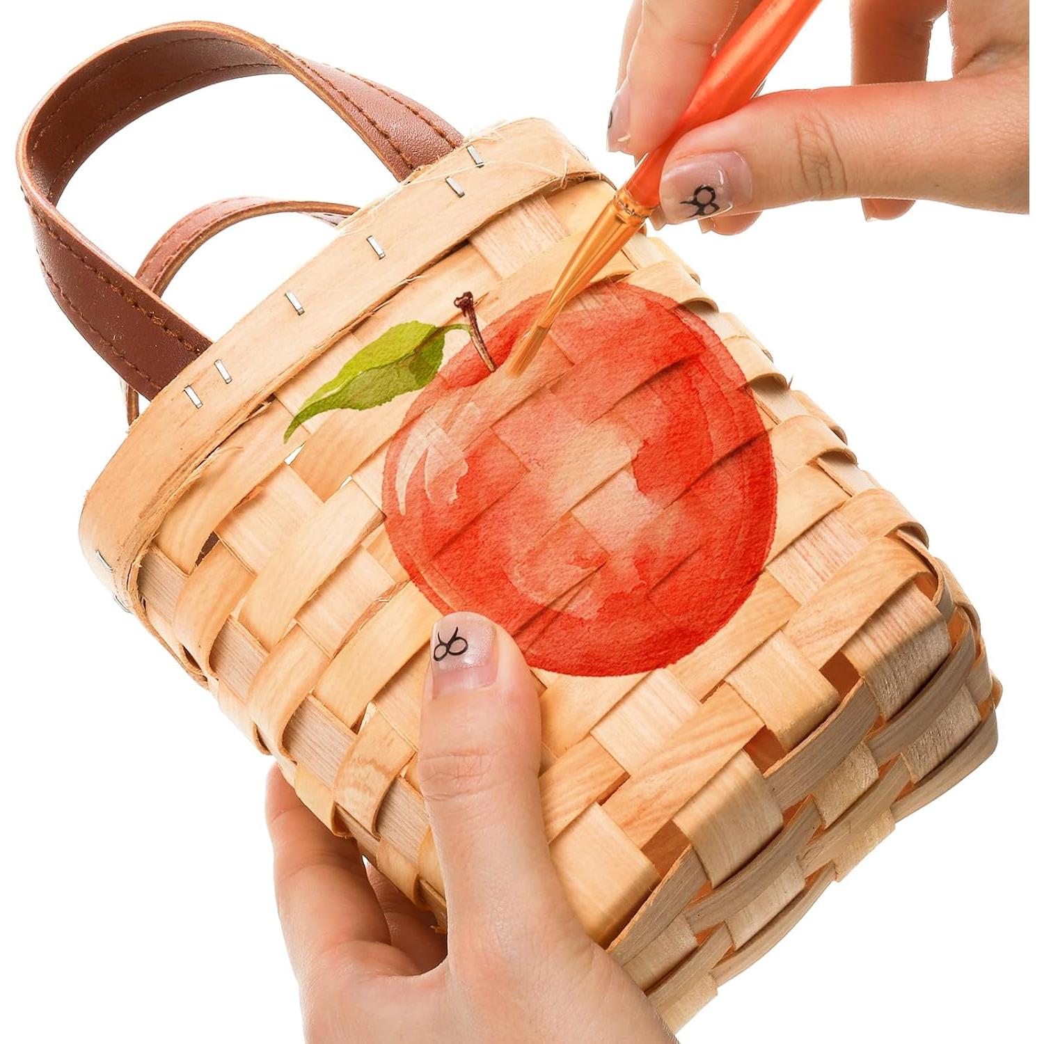 Cestas de Mimbre ZOOFOX 6 Piezas 10 cm Cuadradas