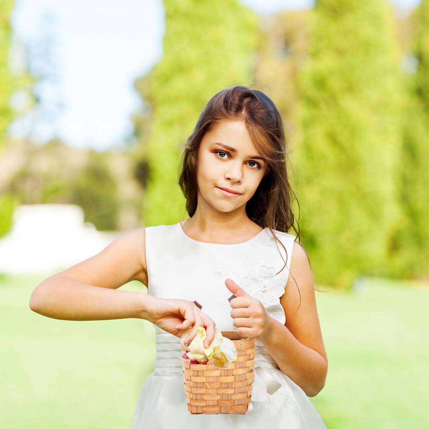 Cestas de Mimbre ZOOFOX 6 Piezas 10 cm Cuadradas