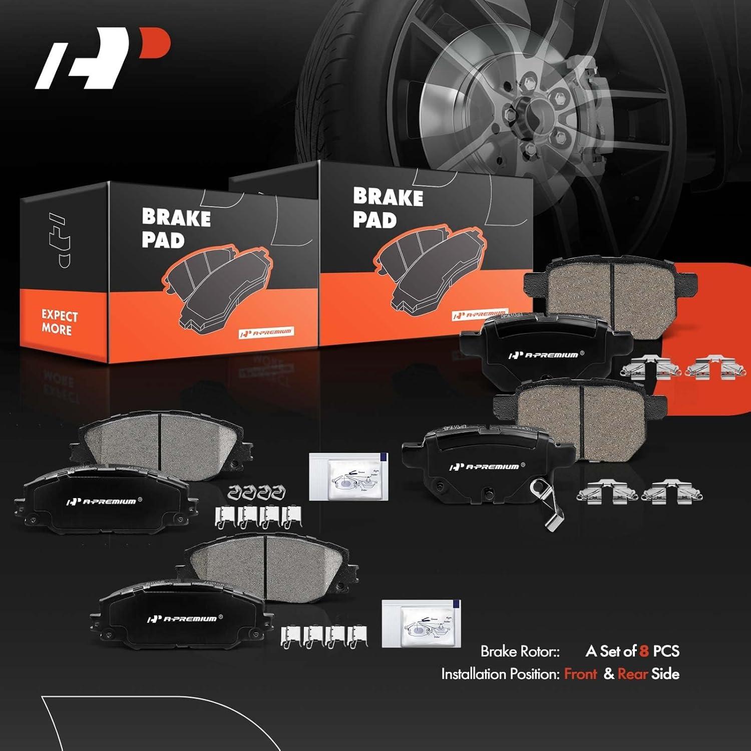 Juego Pastillas Freno Cerámicas A-Premium Pontiac Scion Toyota