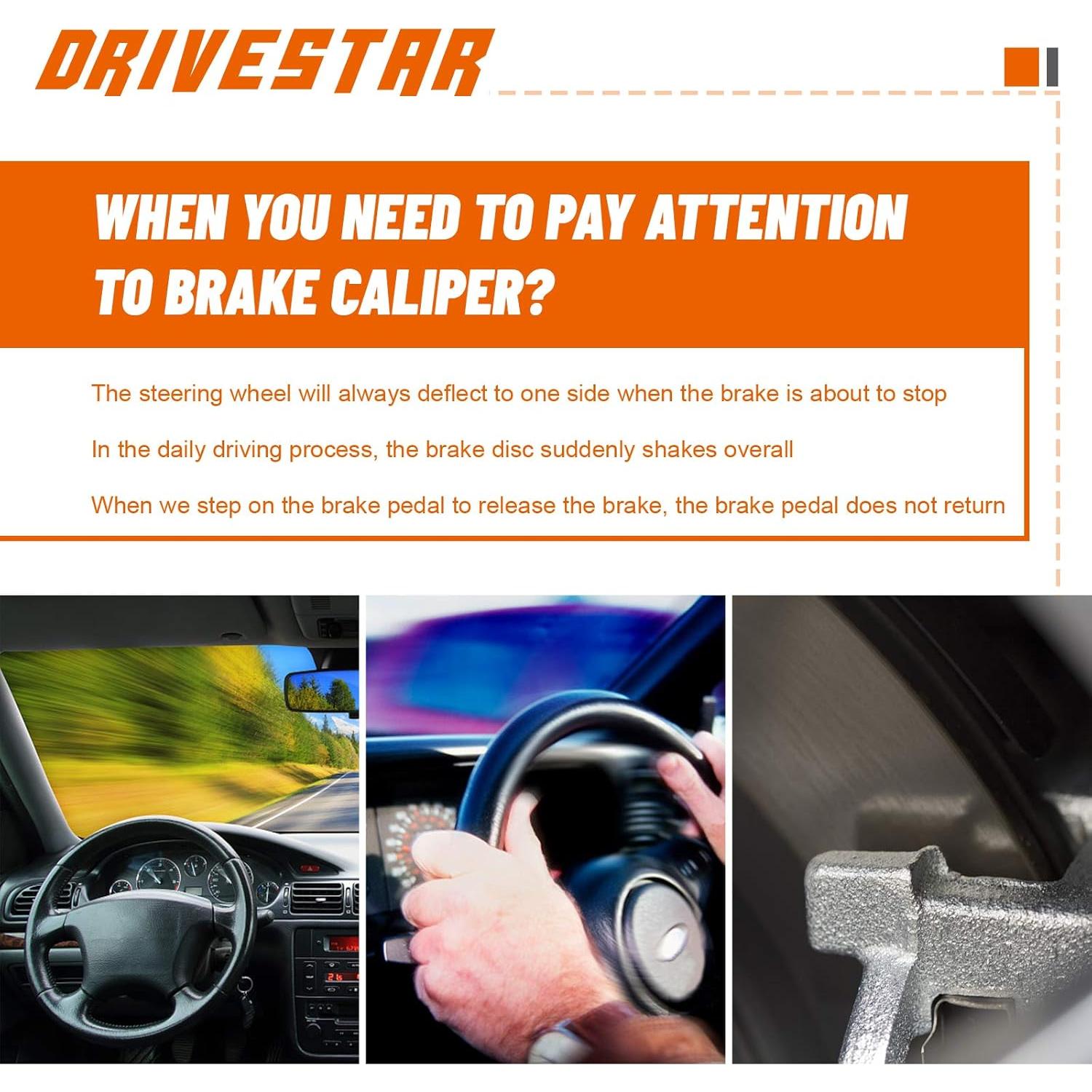 Calipers de Freno Izquierdo y Derecho DRIVESTAR 19B2048/19B2049